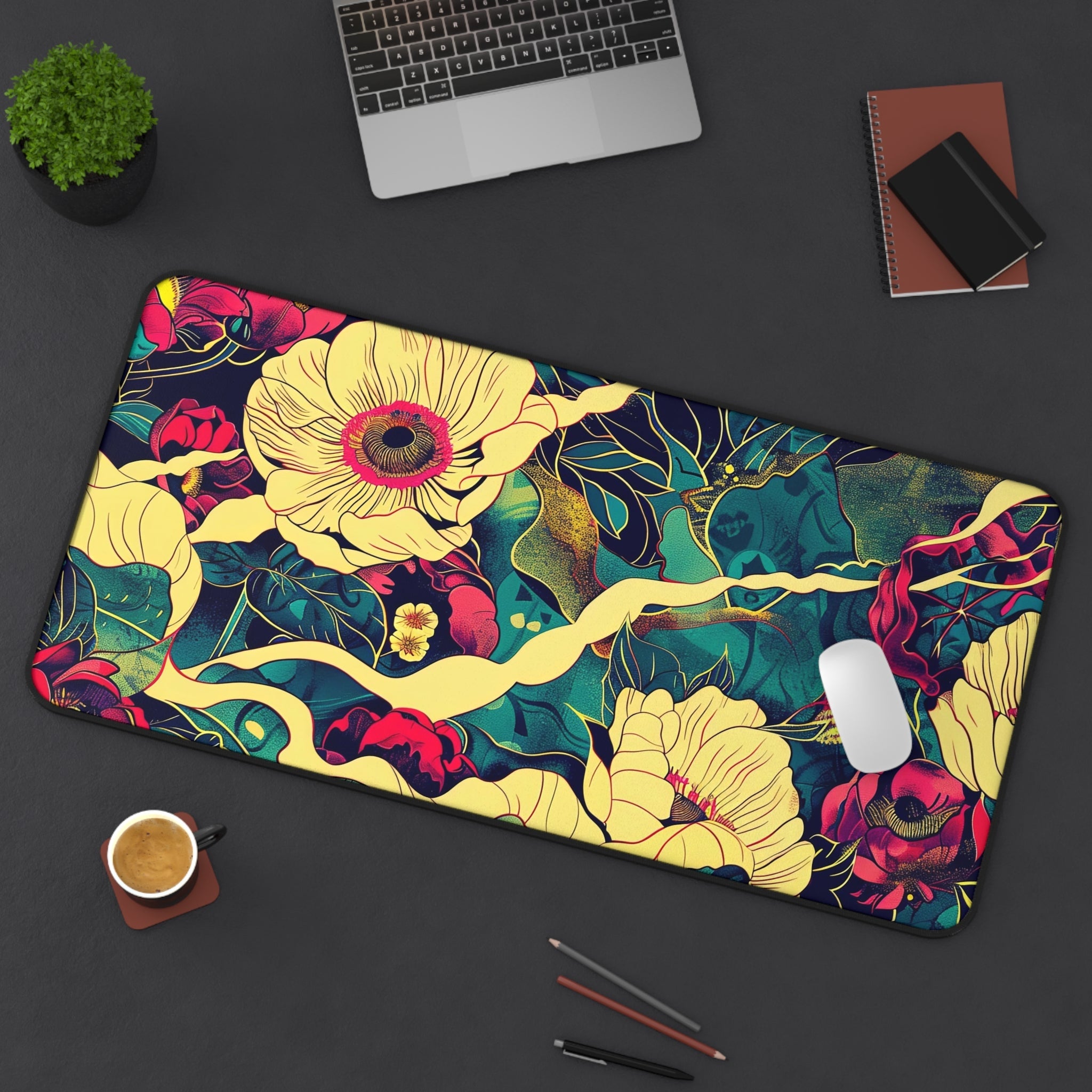 retro-japanese-art-gaming-mousepad-desk-mat-cool-desk-accessories-unique-japandi-desk-decor-gaming-desk-pad-yellow-japanese-d