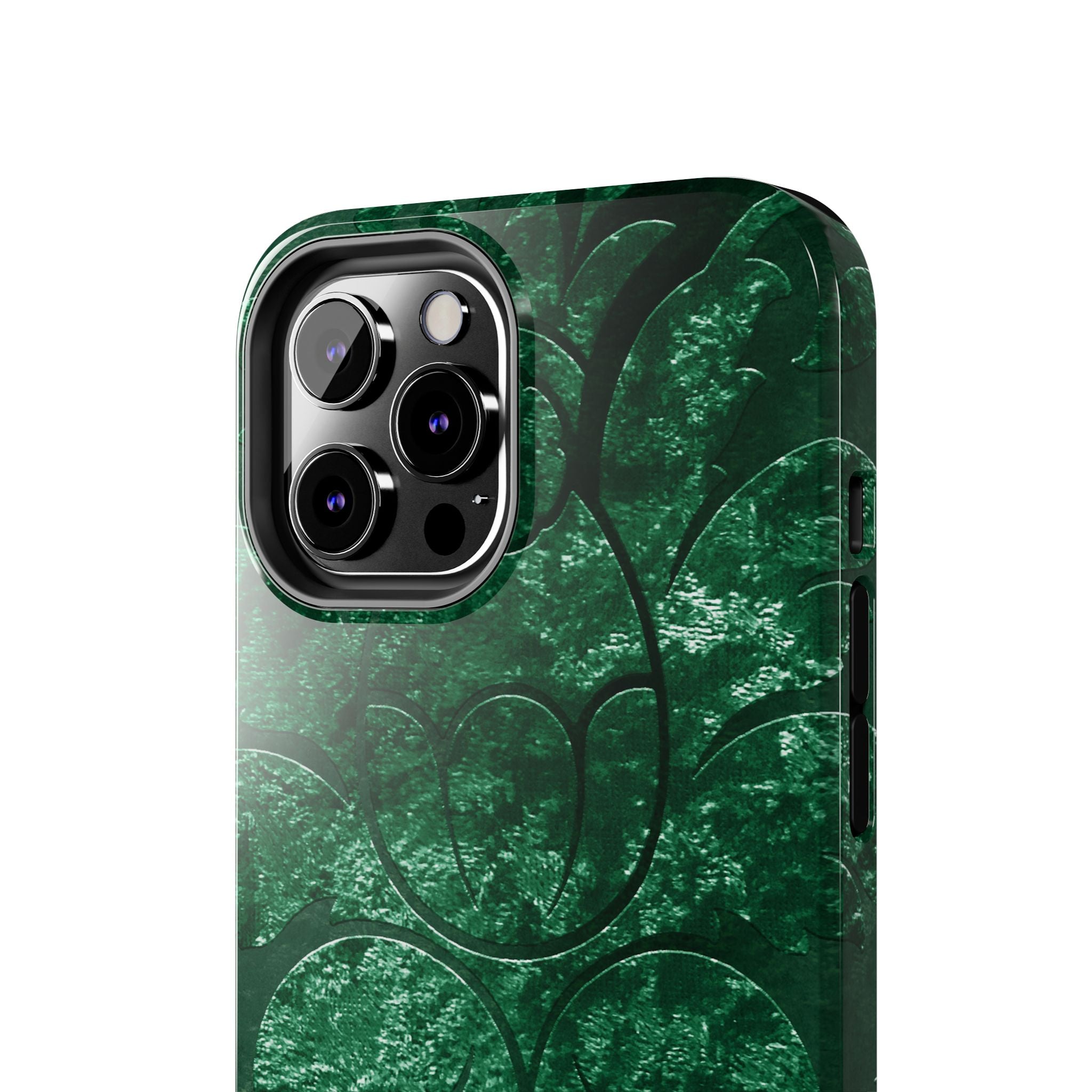 embossed-emerald-velvet-tough-iphone-case-protective-iphone-cover-heavy-duty-iphone-case-rugged-phone-case-durable-smartphone