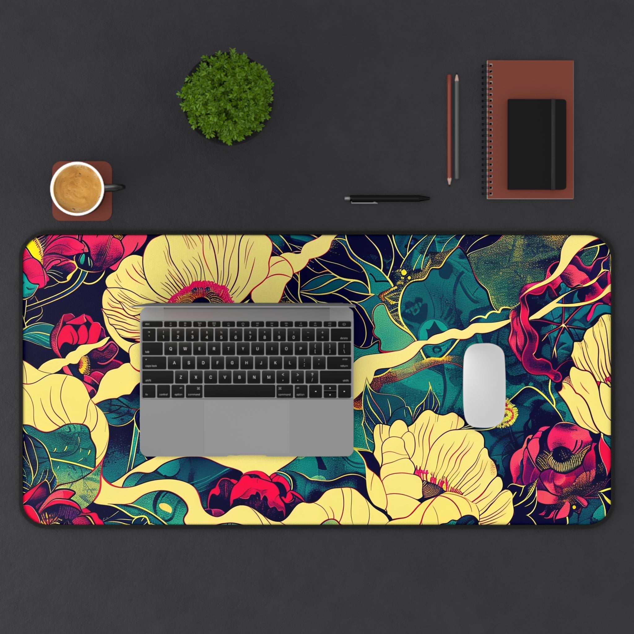 retro-japanese-art-gaming-mousepad-desk-mat-cool-desk-accessories-unique-japandi-desk-decor-gaming-desk-pad-yellow-japanese-d
