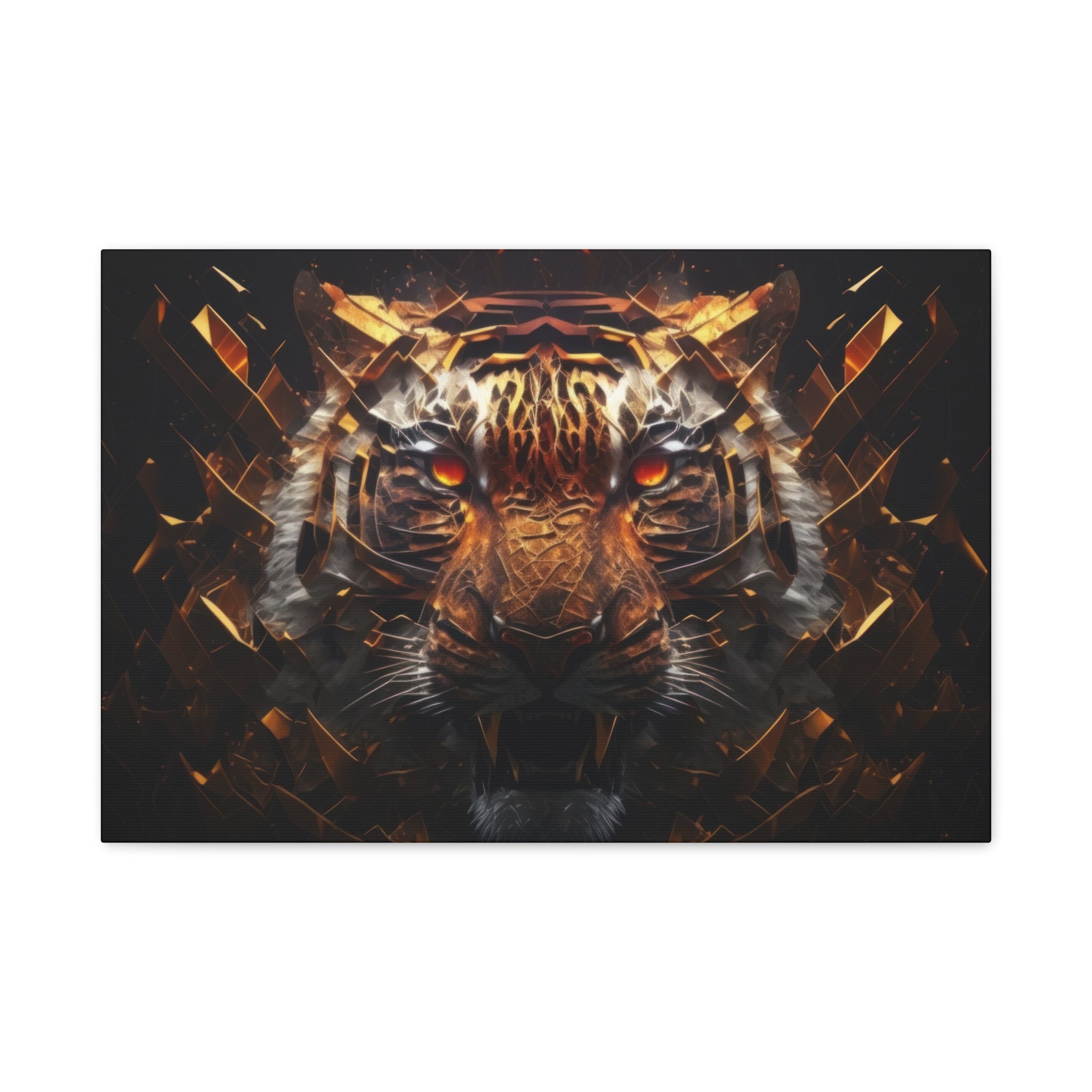 canvas-print-tiger-face-predator-fantasy-art-home-living-room-decor-matte-stretched-wall-art-animal-art-tiger-canvas