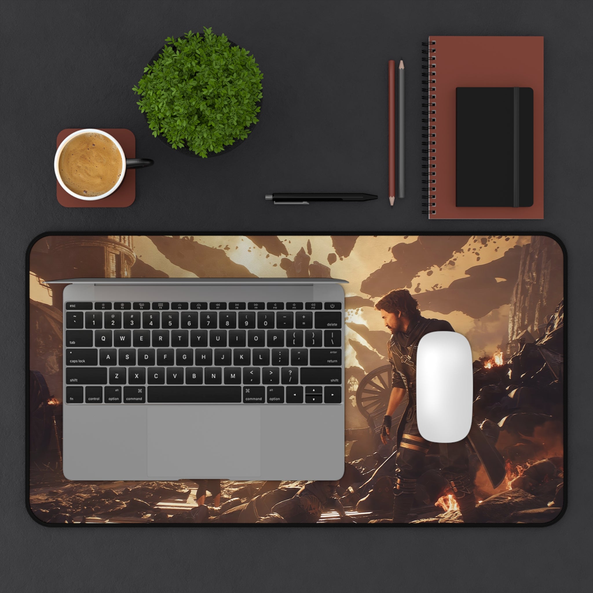 Clair Obscur Expedition 33 Gaming Mouse Pad - XL Desk Mat - Gustave Art - Extended Desk Pad - Fantasy RPG Gamer Setup