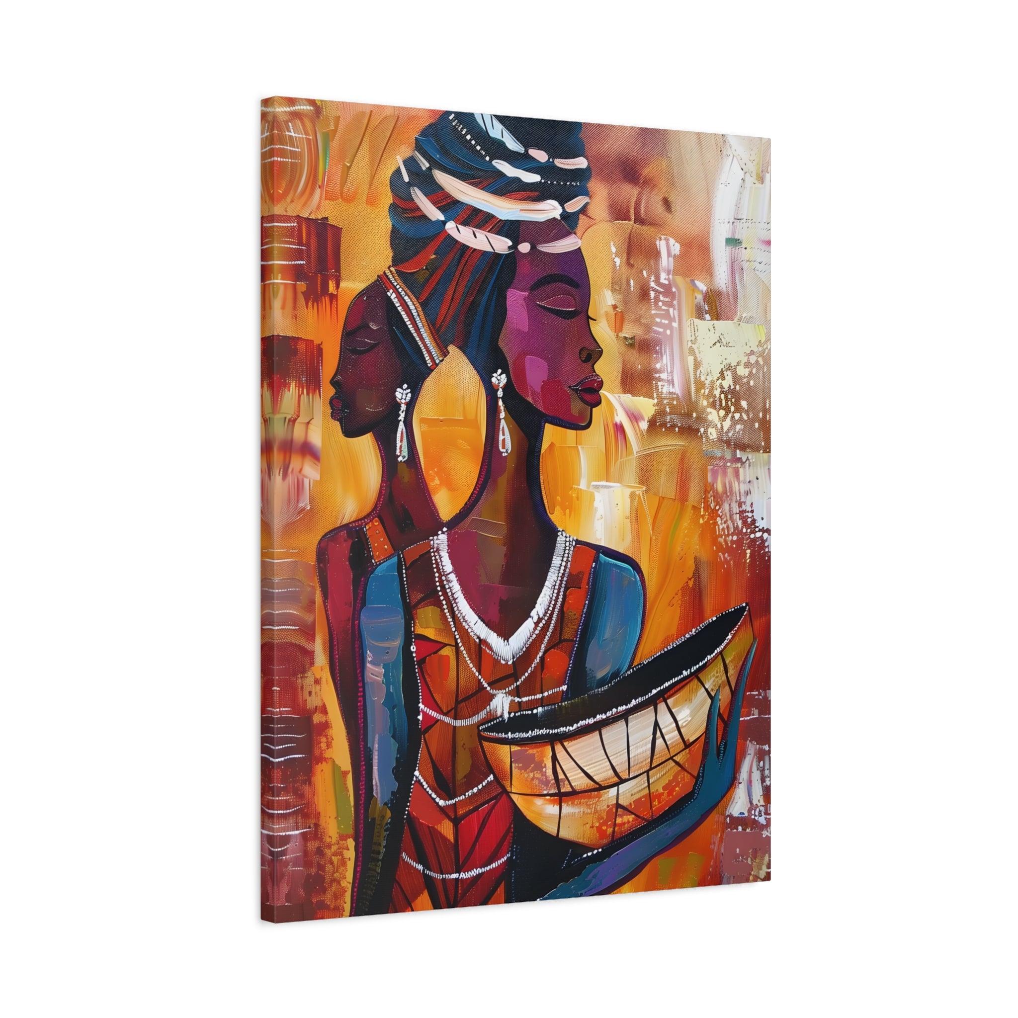 canvas-wall-art-traditional-african-woman-african-portrait-afrocentric-home-decor-tribal-art-african-american-art-ethnic-wall
