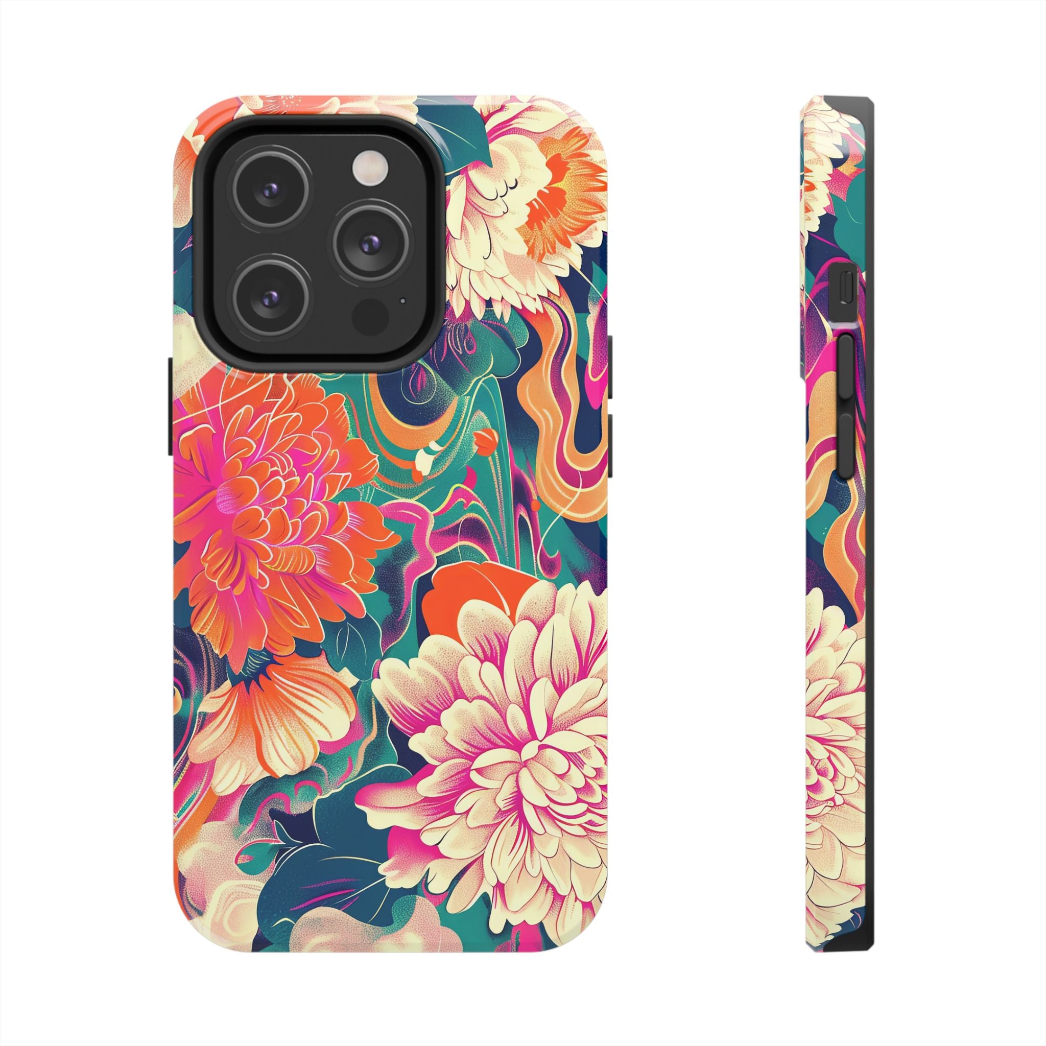iphone-tough-case-retro-japanese-flowers-floral-phone-cover-vintage-japanese-style-protective-phone-case-asian-floral-design-