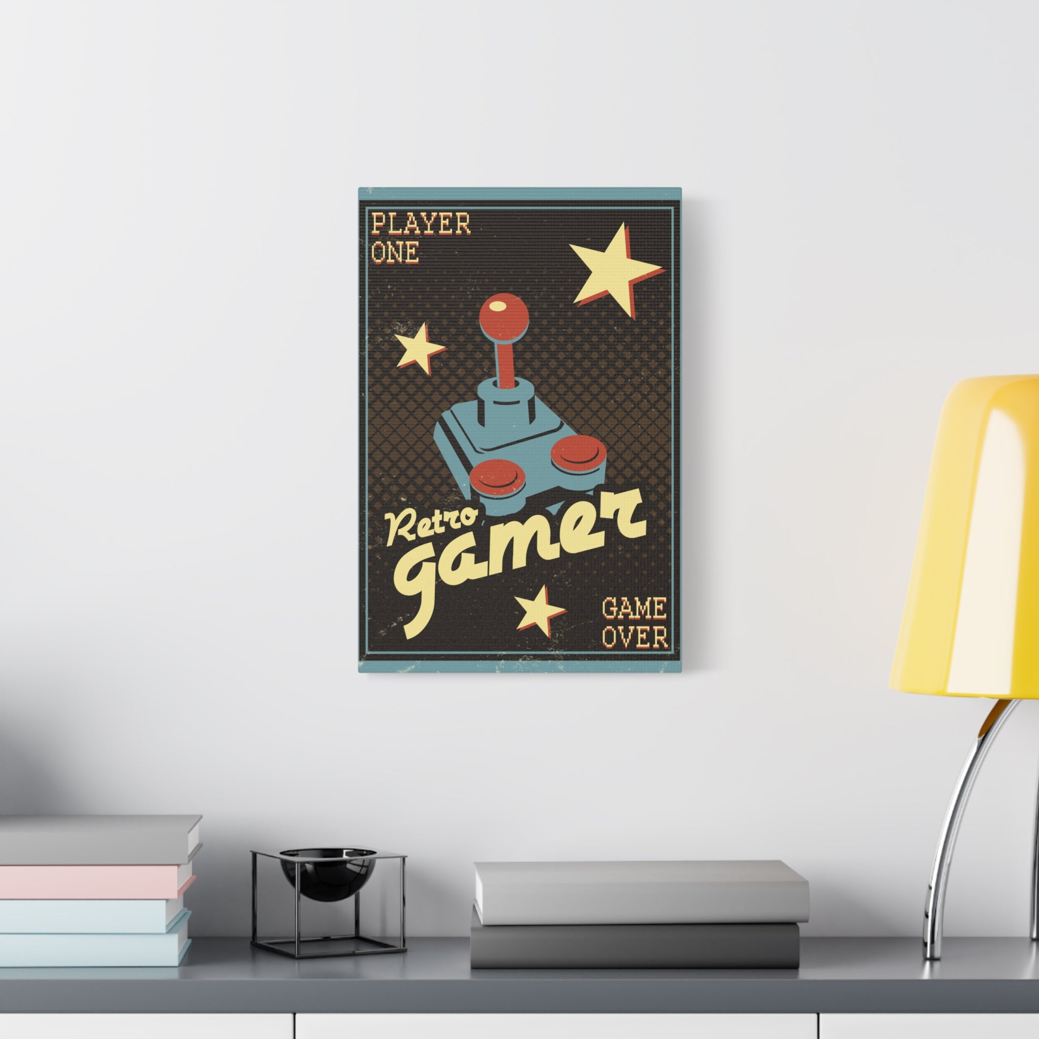 canvas-wall-art-retro-gamer-home-decor-game-over-matte-canvas-print-gaming-wall-decor-video-game-art-gamer-gift-vintage-art