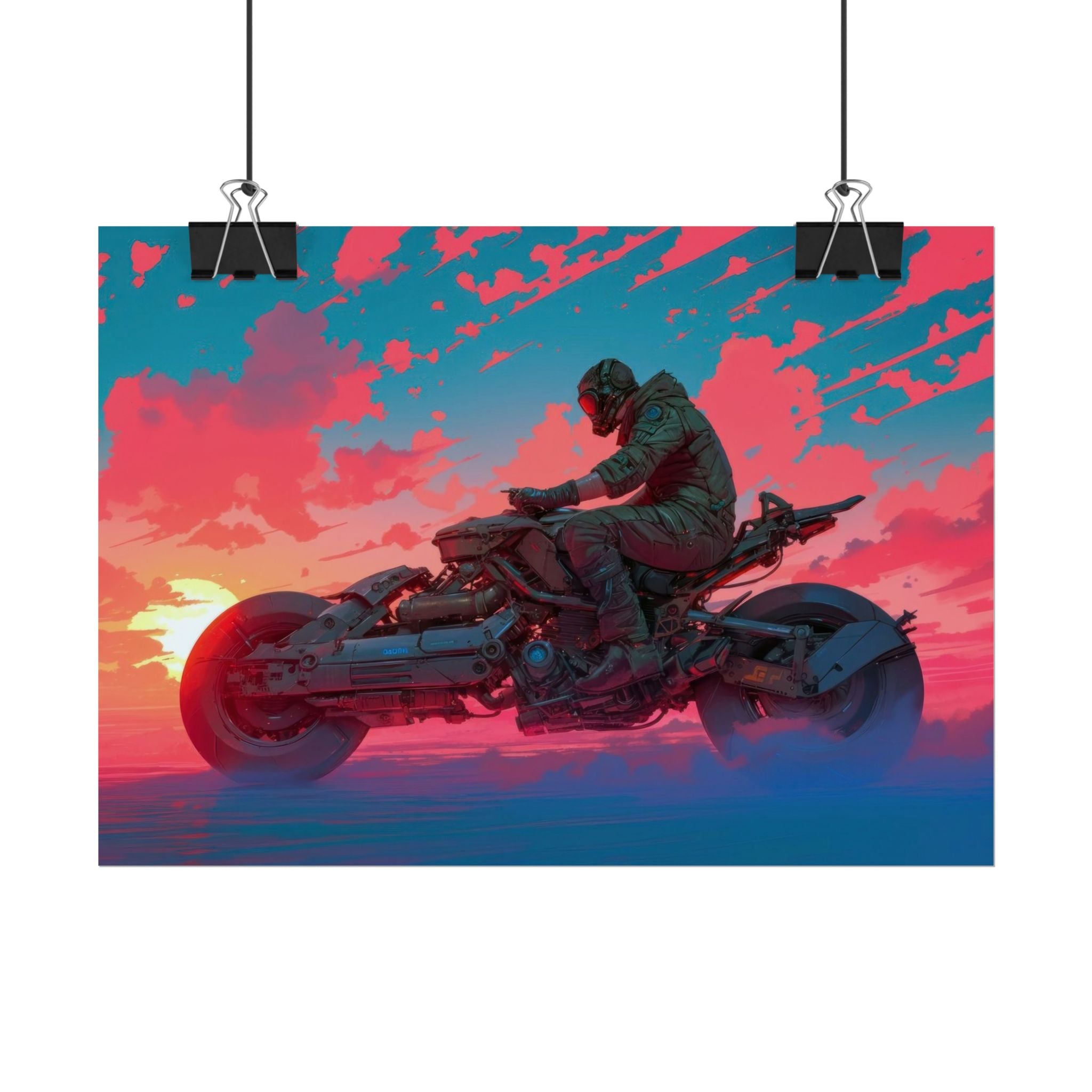 anime-poster-prints-anime-motorcycle-print-motorcycle-poster-sythawave-poster-home-decor-motorbike-artwork-cyberpunk-motorcyc