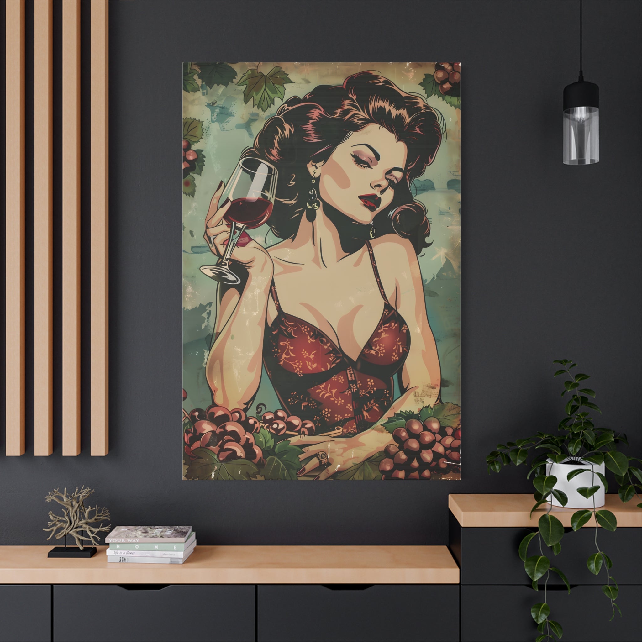 vintage-pin-up-girl-canvas-print-vine-canvas-wall-art-retro-pinup-poster-pin-up-illustration-home-decor-wall-hanging-vintage-