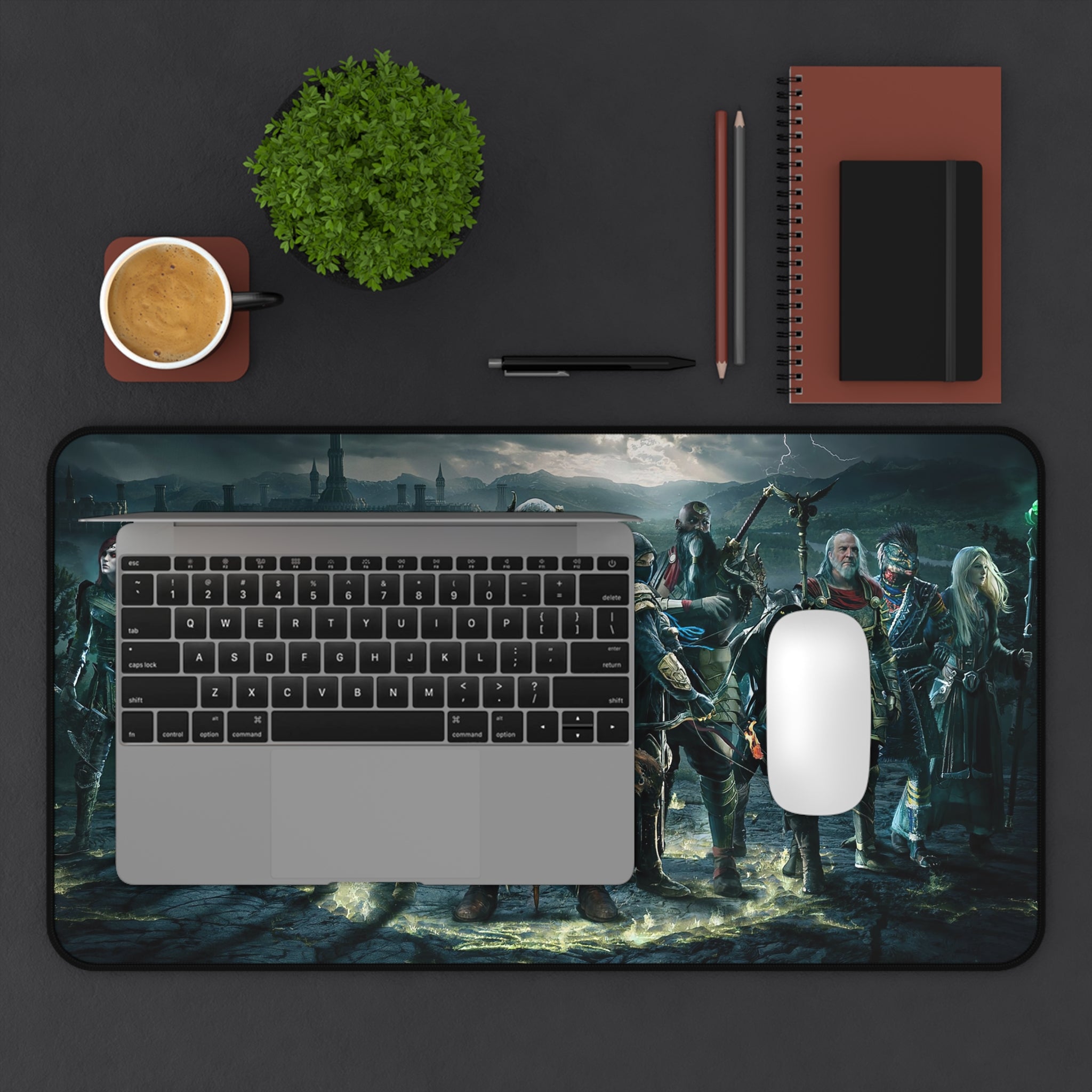 the-elder-scrolls-online-characters-deskpad-the-elder-scrolls-elsweyr-mousepad-gaming-desk-mat-dragon-and-viki