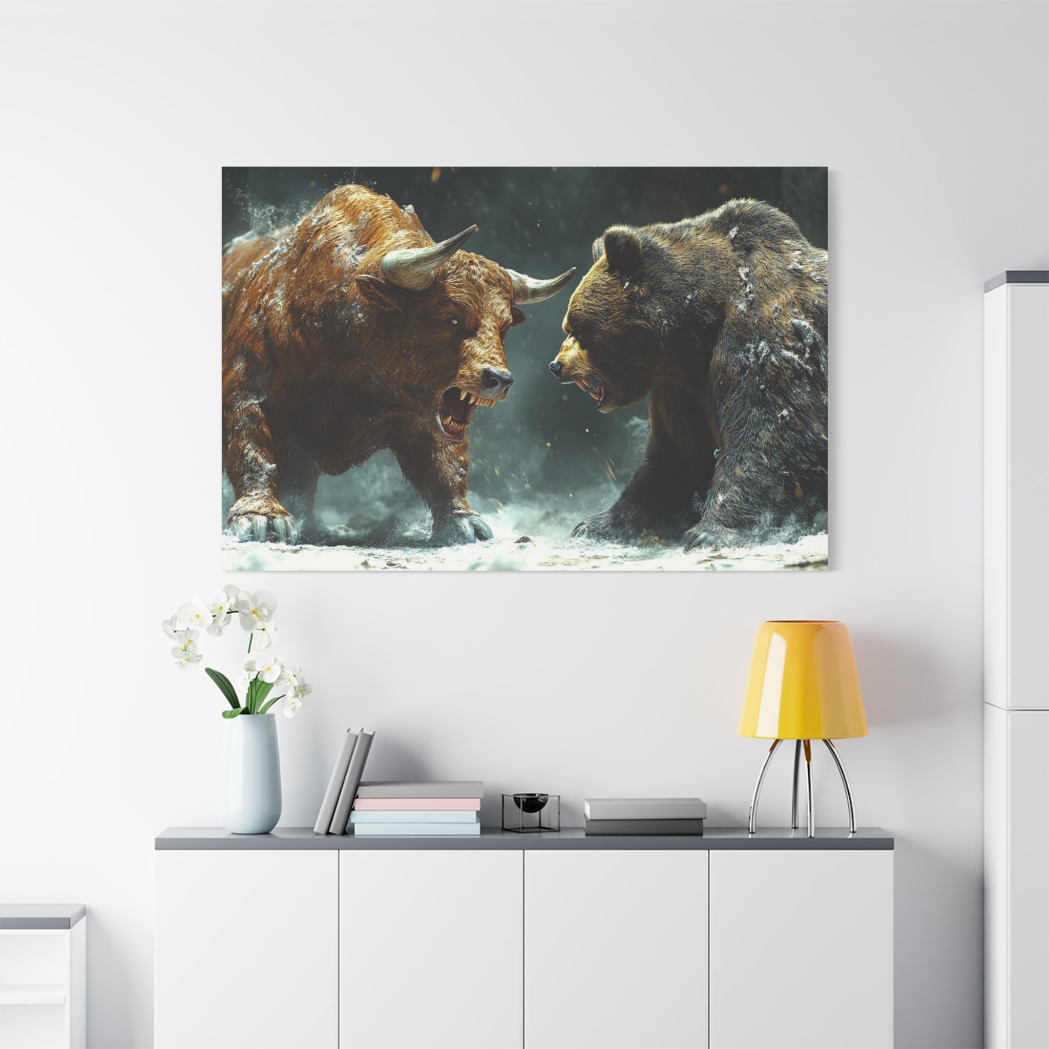 canvas-wall-art-bull-vs-bear-finance-crypto-stretched-canvas-stock-market-decor-wall-street-painting-investment-gift-financia