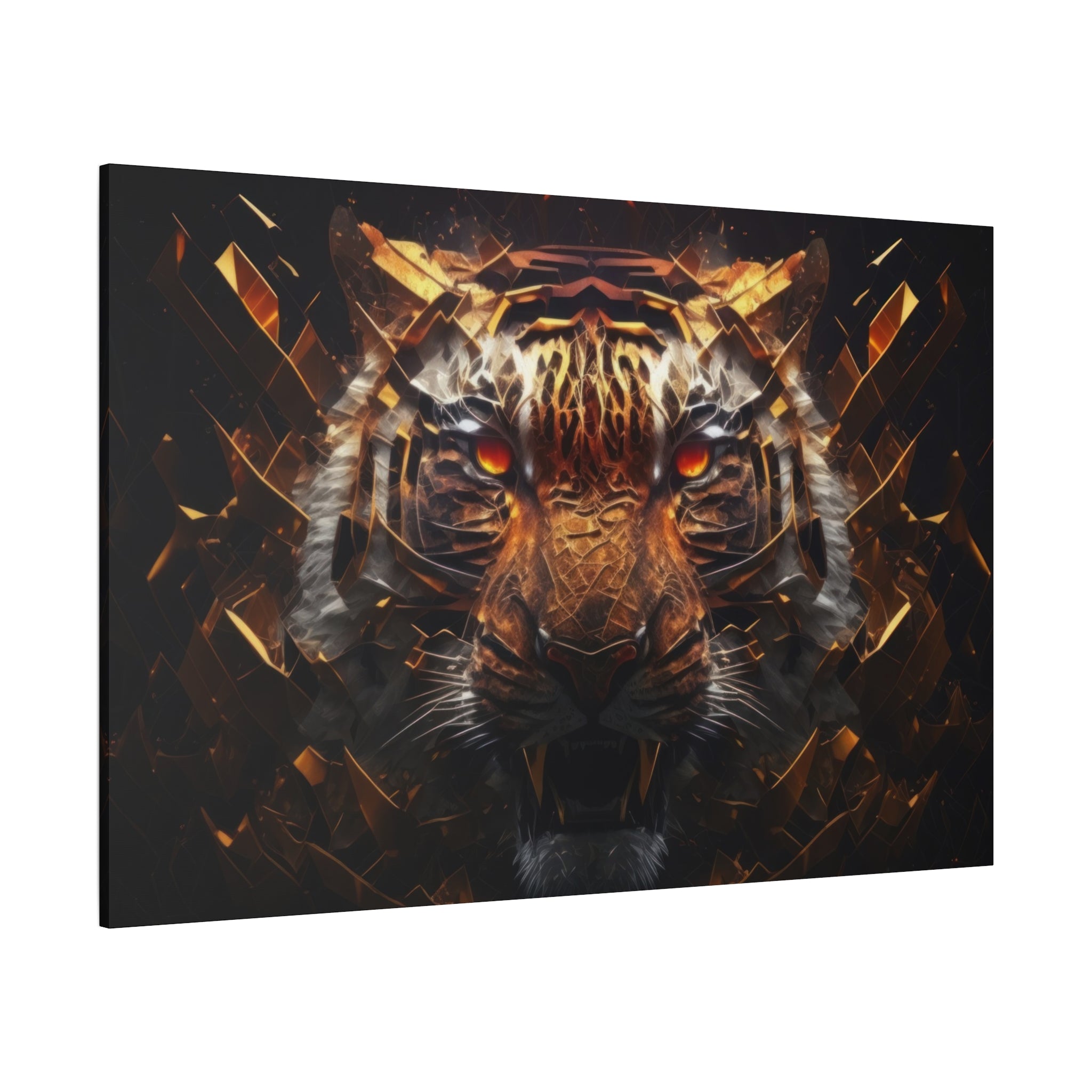 canvas-print-tiger-face-predator-fantasy-art-home-living-room-decor-matte-stretched-wall-art-animal-art-tiger-canvas