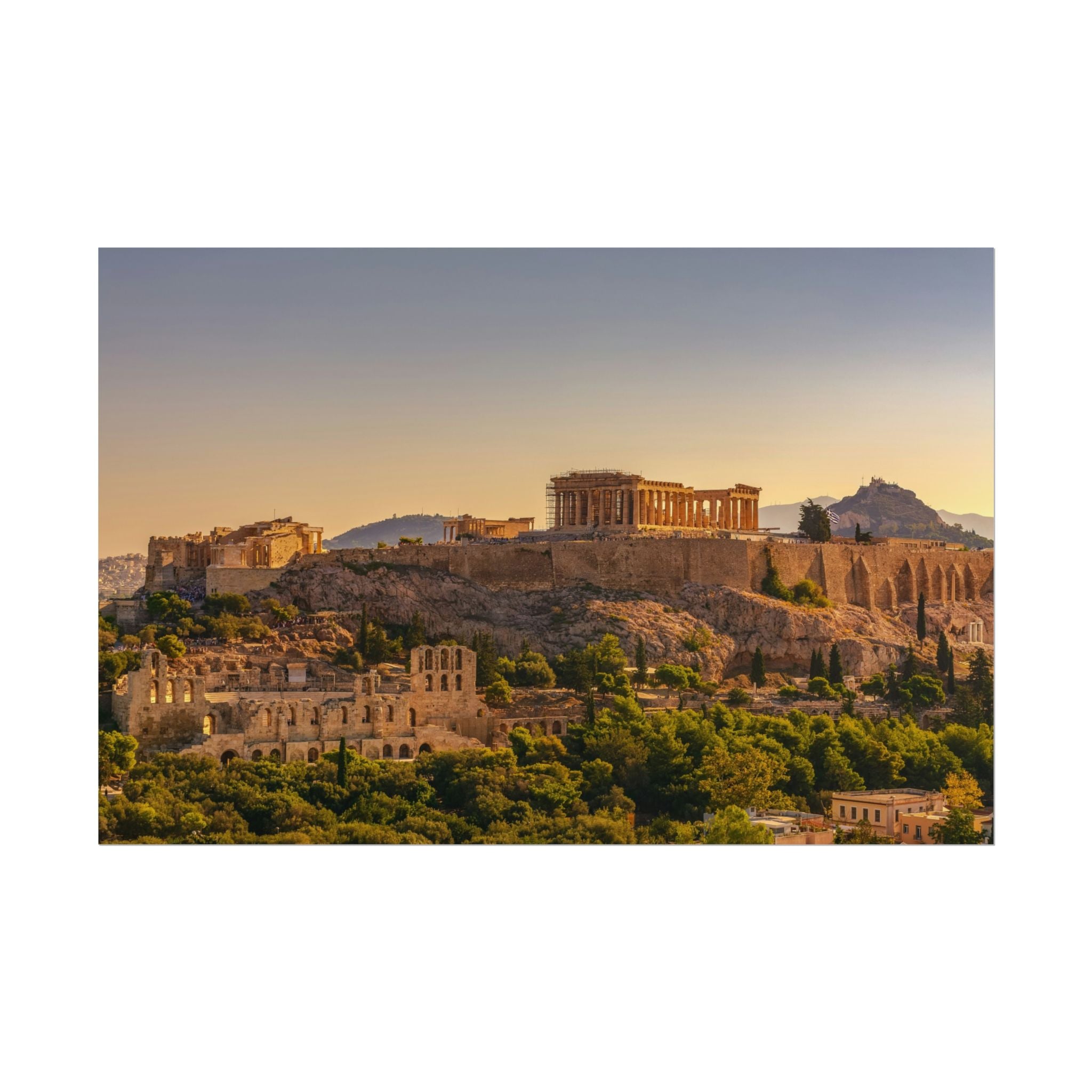 acropolis-panoramic-fine-art-poster-print-greek-wall-art-athens-greece-home-decor-travel-lover-gift-landscape