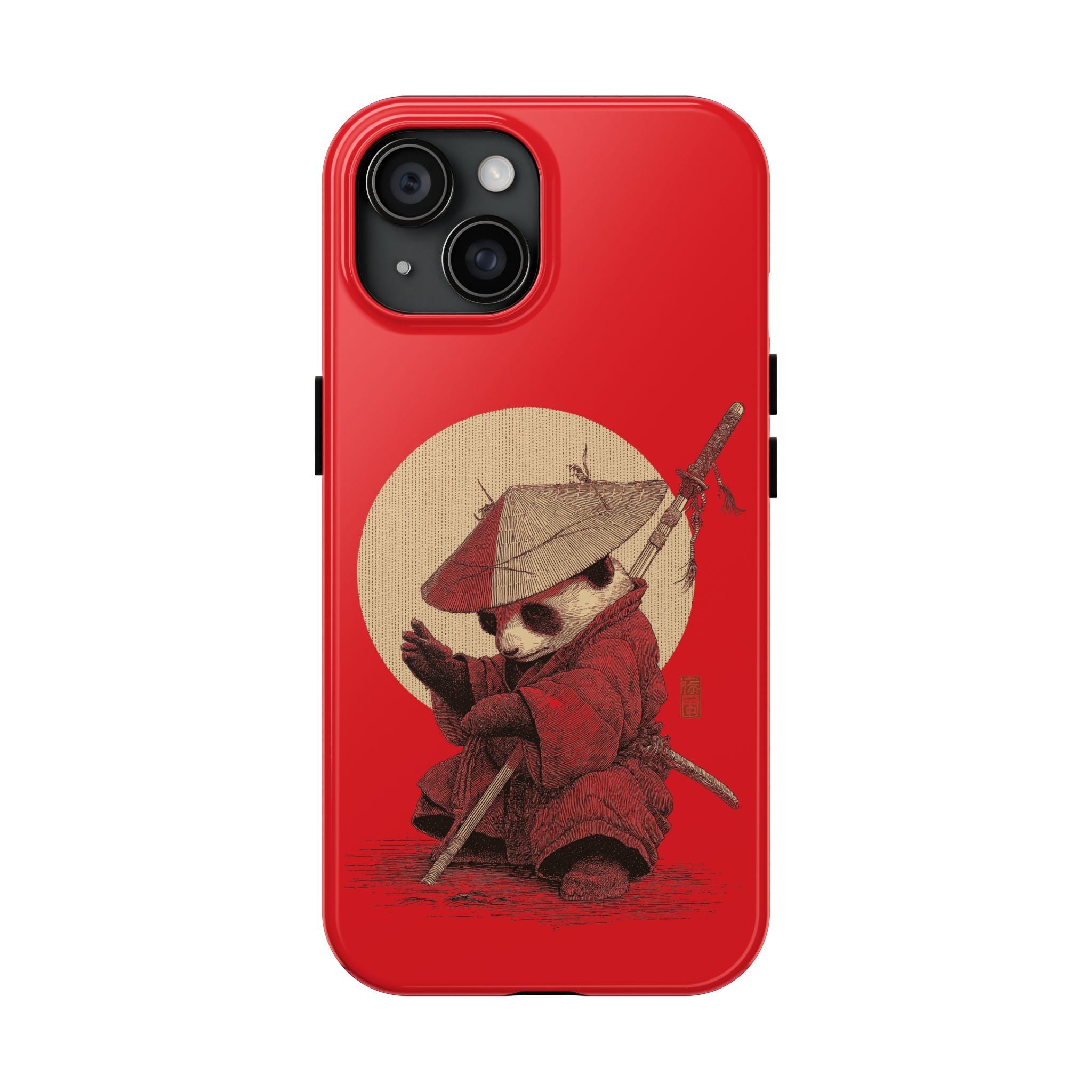 japanese-samurai-panda-iphone-tough-case-kawaii-animal-phone-cover-protective-phone-cover-japandi-art-iphone-case