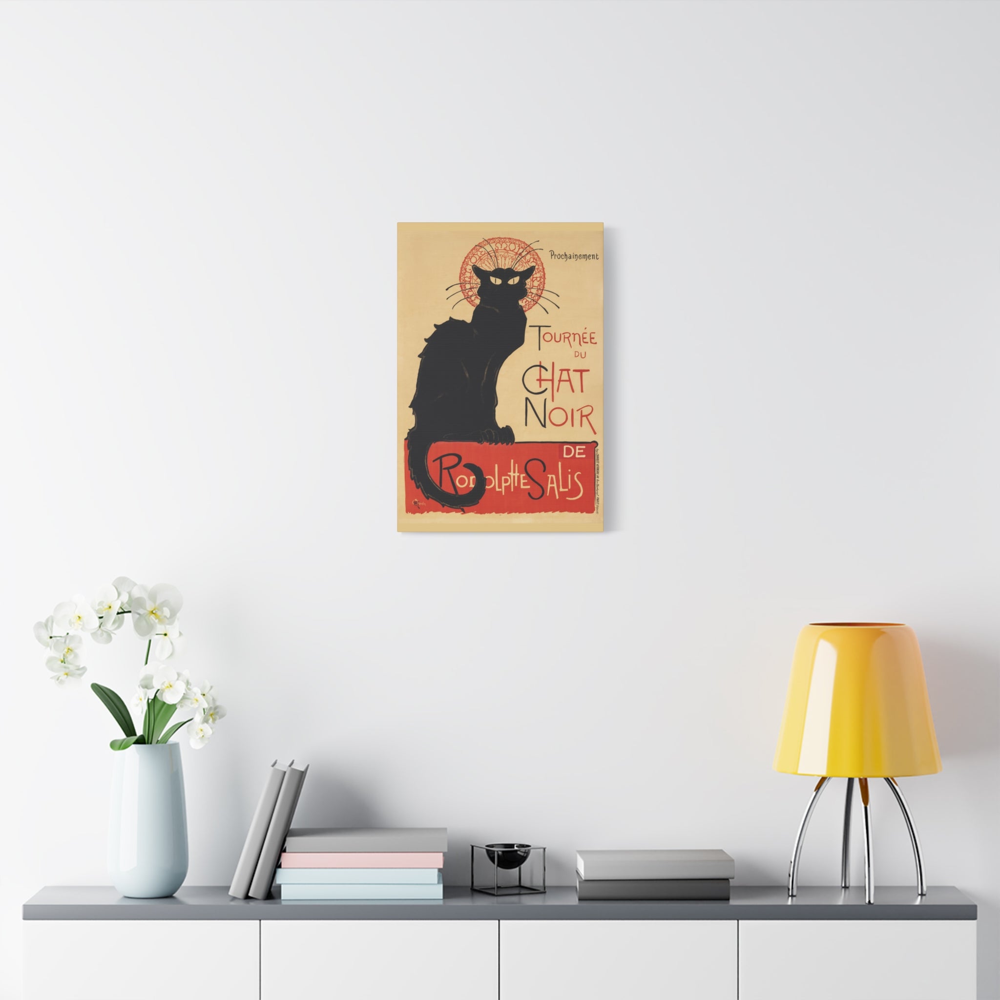 canvas-print-tournee-du-chat-noir-wall-art-matte-canvas-stretched-home-decor-living-room-theophile-steinlen-art-cat