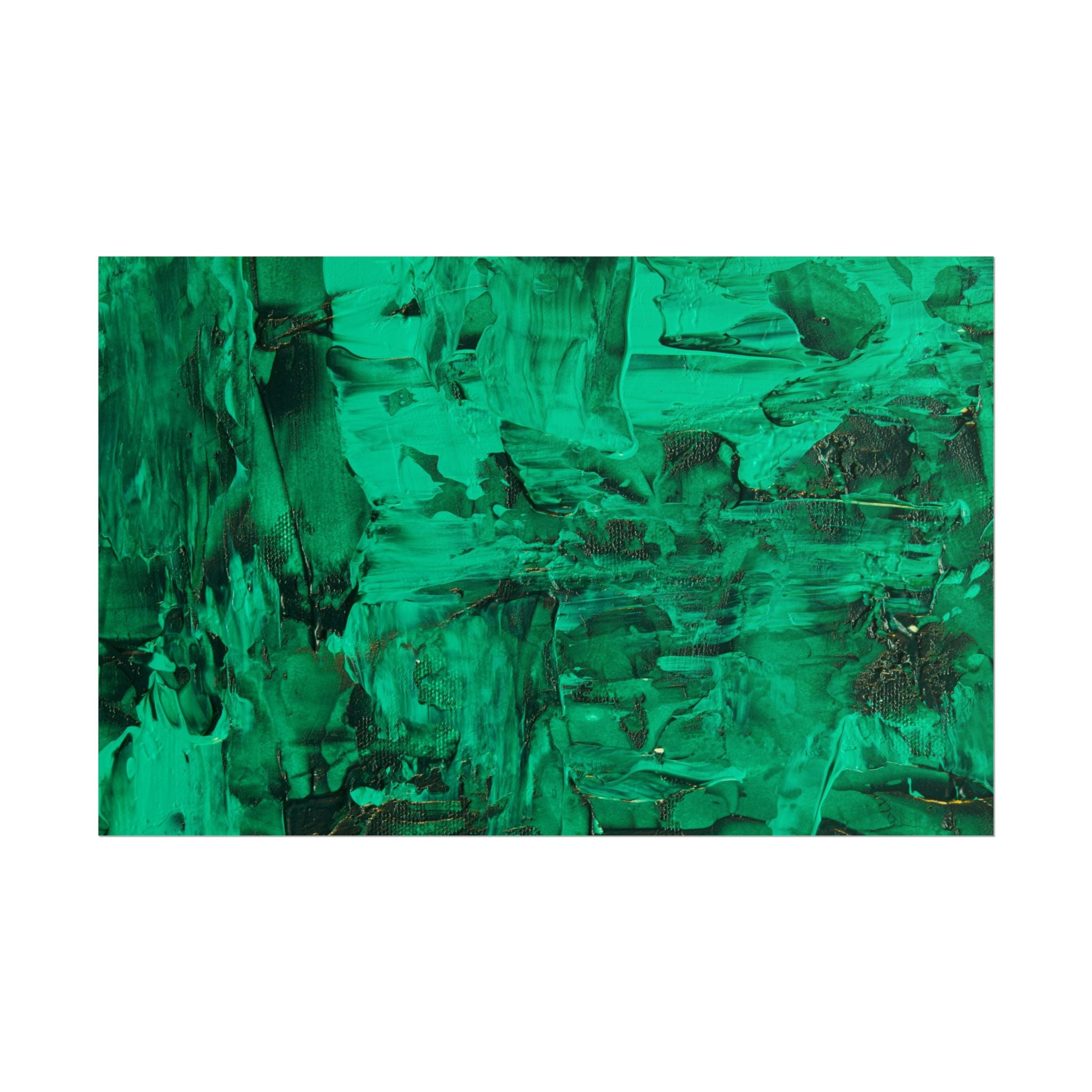 Abstract Green Poster Wall Art, Home Decor, Office Decor, Green Canvas Bedroom, Green Poster Print, Modern Art, Green Wall Decor