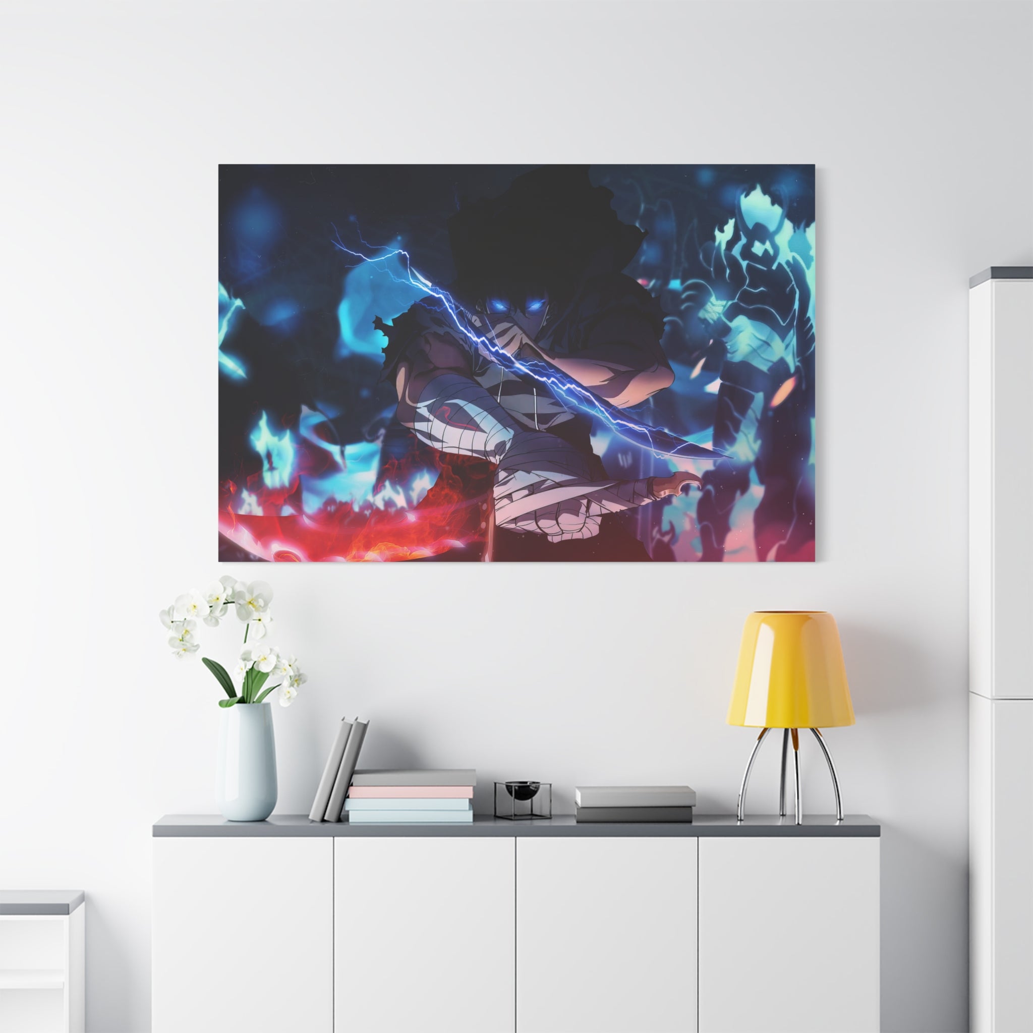 canvas-wall-art-solo-leveling-sung-jinwoo-matte-canvas-print-stretched-wall-decor-anime-artwork-gamer-gift