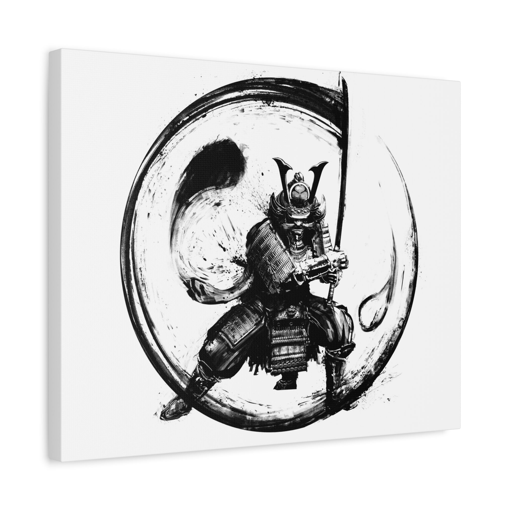 canvas-wall-art-japanese-samurai-ying-yang-katana-oni-mask-black-and-white-home-decor-zen-wall-hanging-asian-art-samurai-swor