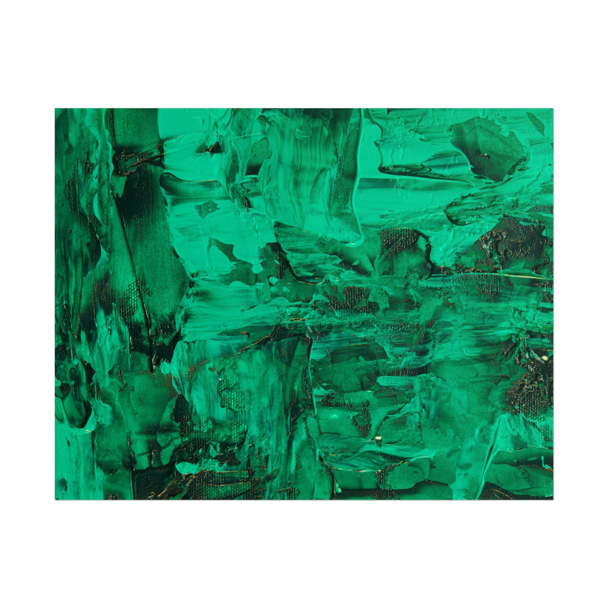 Abstract Green Poster Wall Art, Home Decor, Office Decor, Green Canvas Bedroom, Green Poster Print, Modern Art, Green Wall Decor