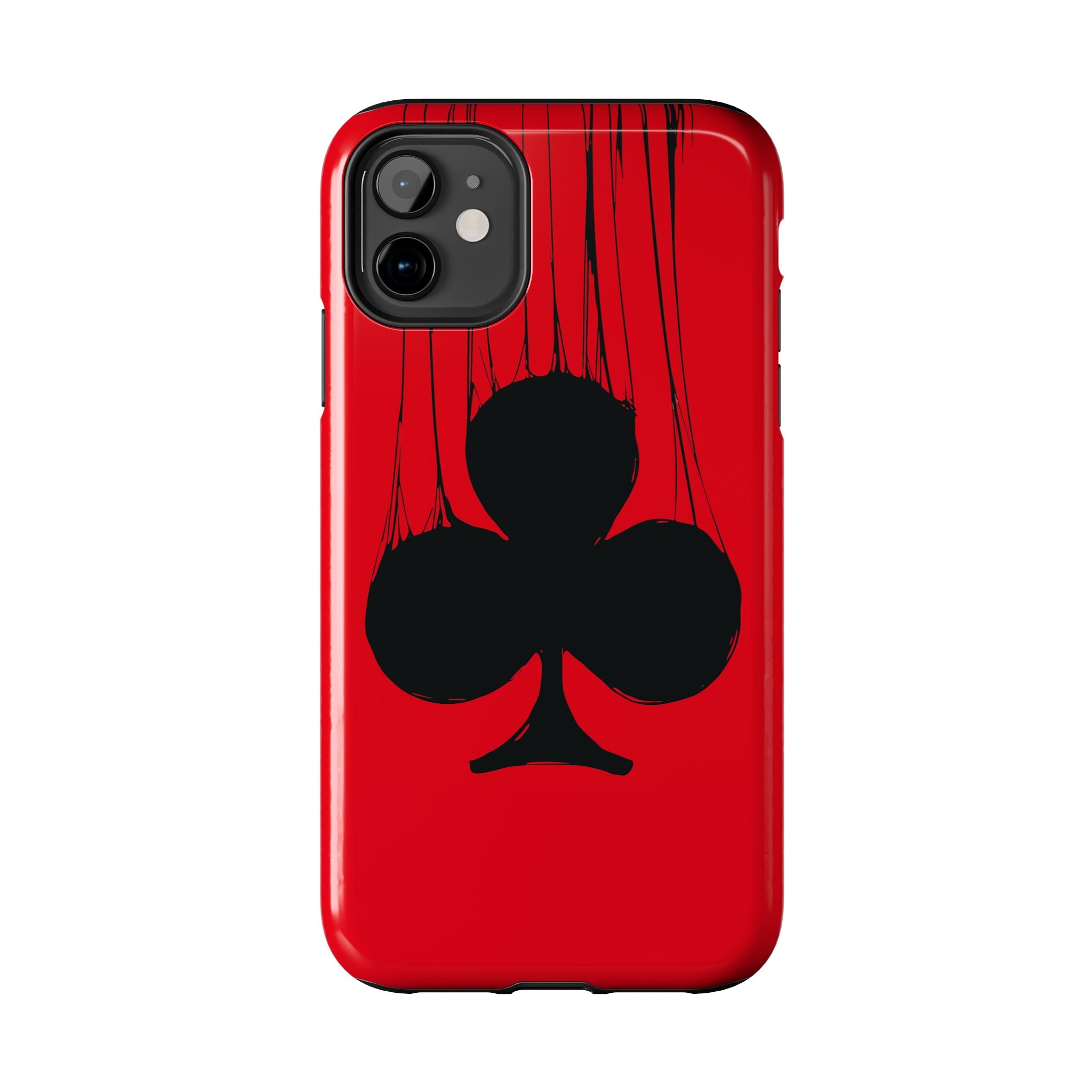 clubs-playing-cards-iphone-tough-case-protective-iphone-cover-card-game-lover-gift-gambling-theme-iphone-case-durable-card-su