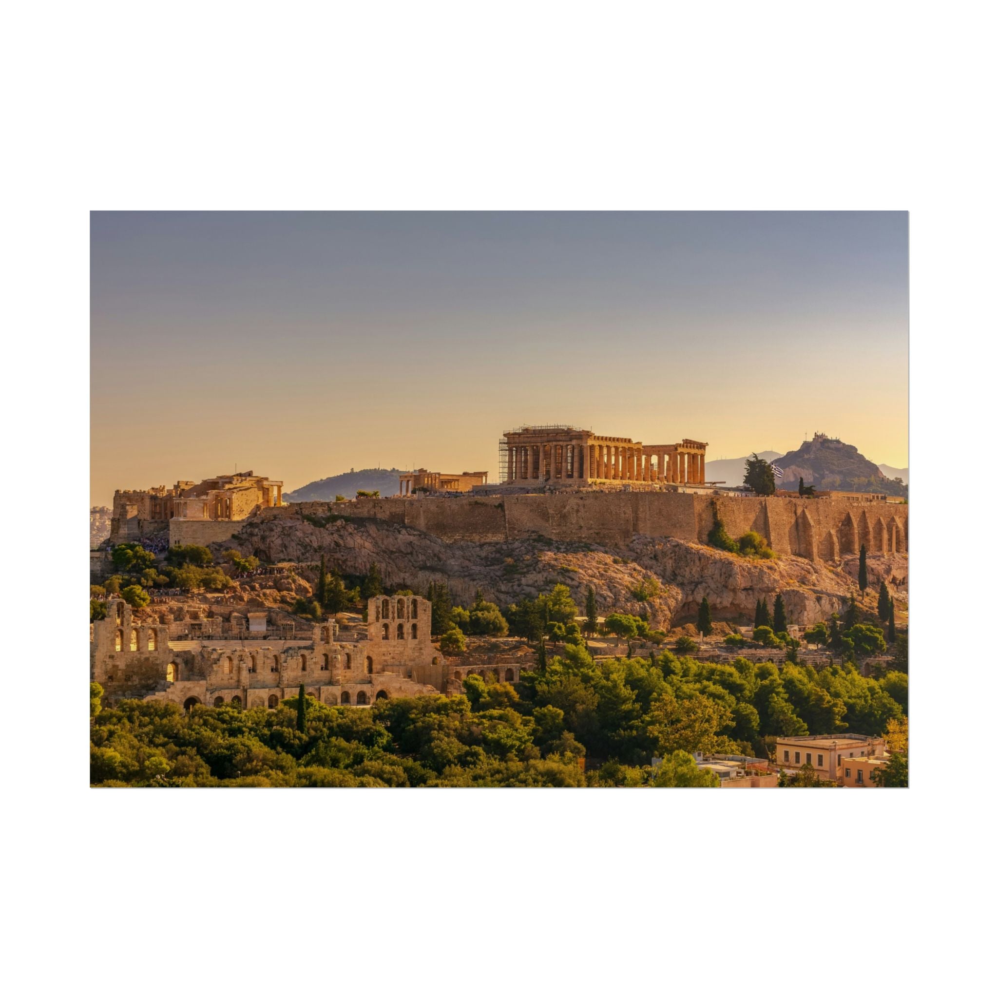 acropolis-panoramic-fine-art-poster-print-greek-wall-art-athens-greece-home-decor-travel-lover-gift-landscape