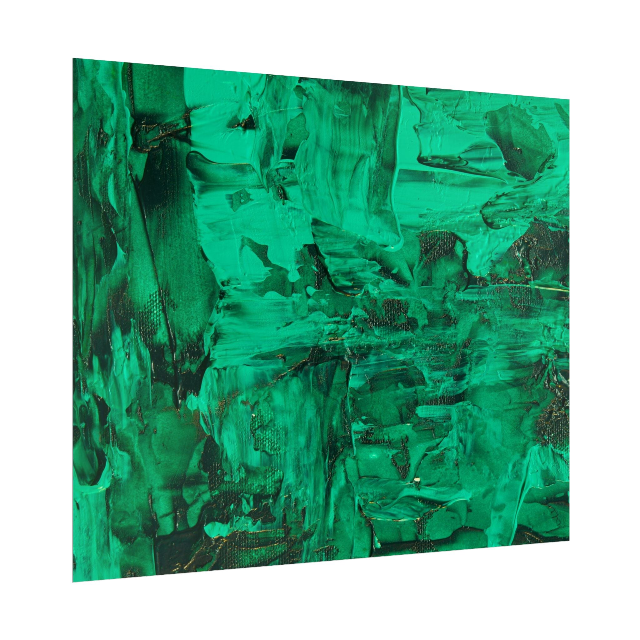 Abstract Green Poster Wall Art, Home Decor, Office Decor, Green Canvas Bedroom, Green Poster Print, Modern Art, Green Wall Decor