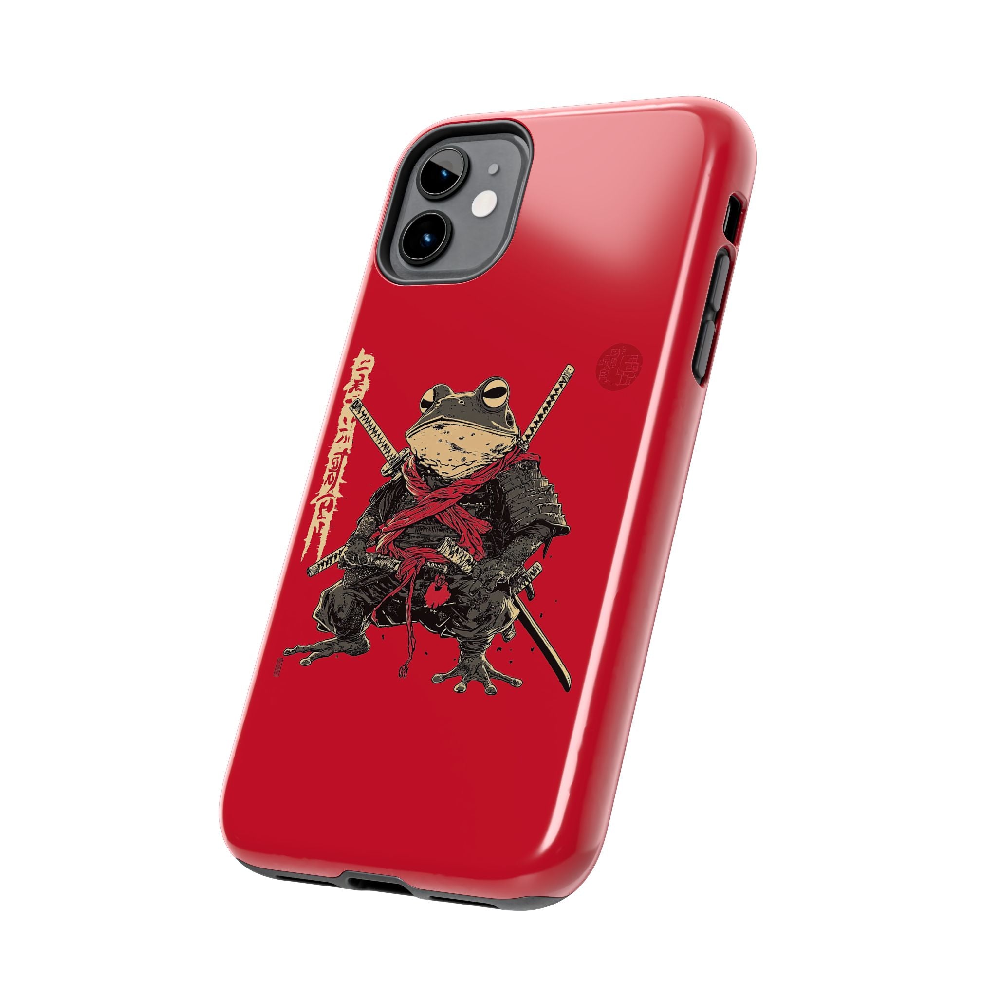 retro-vintage-ninja-frog-iphone-tough-case-red-sun-japanese-samurai-frog-design-stylish-tough-protector-red-iphone-case