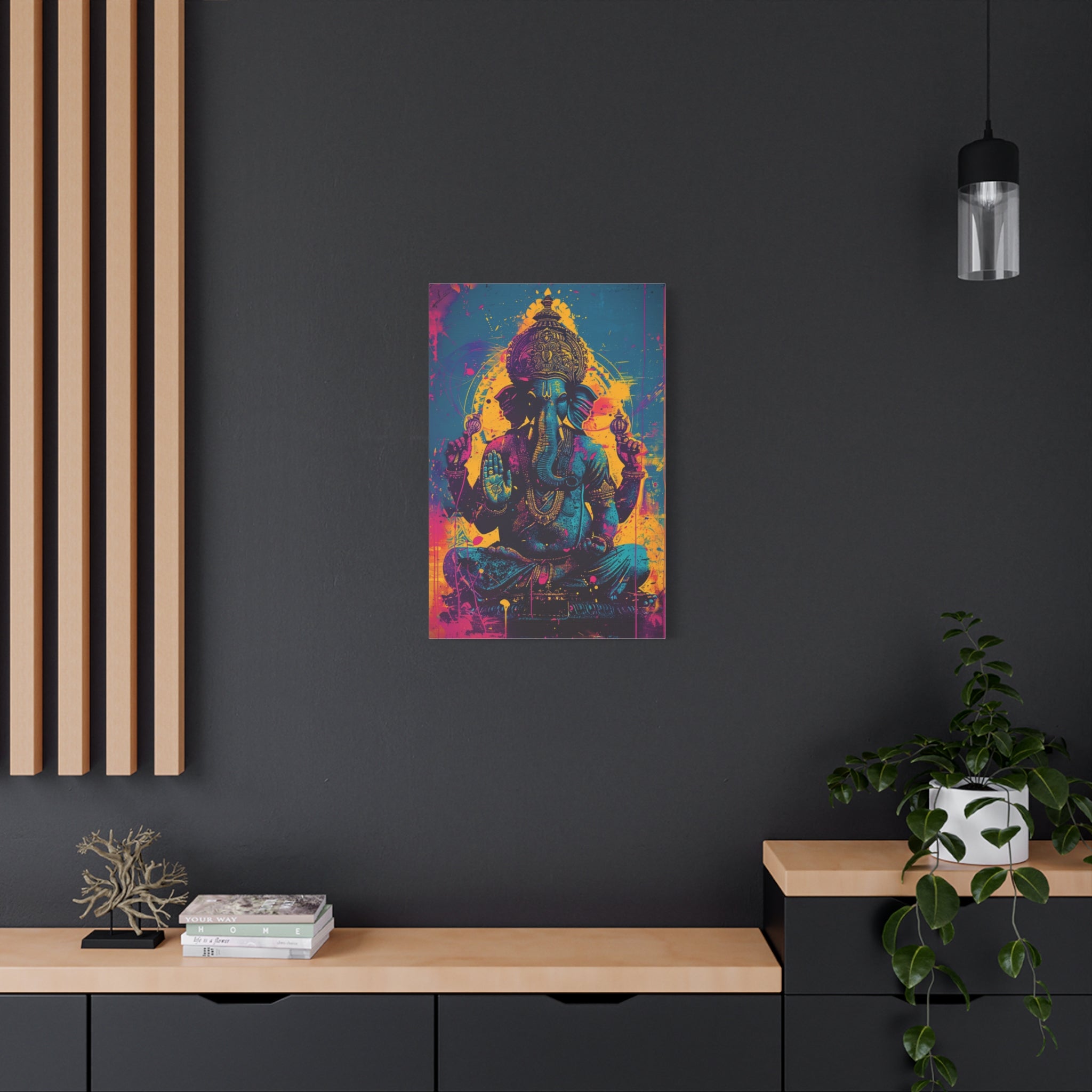 colorful-ganesha-canvas-print-wall-art-decor-spiritual-home-decor-indian-elephant-deity-art-hindu-god-painting-ethnic-wall-ha