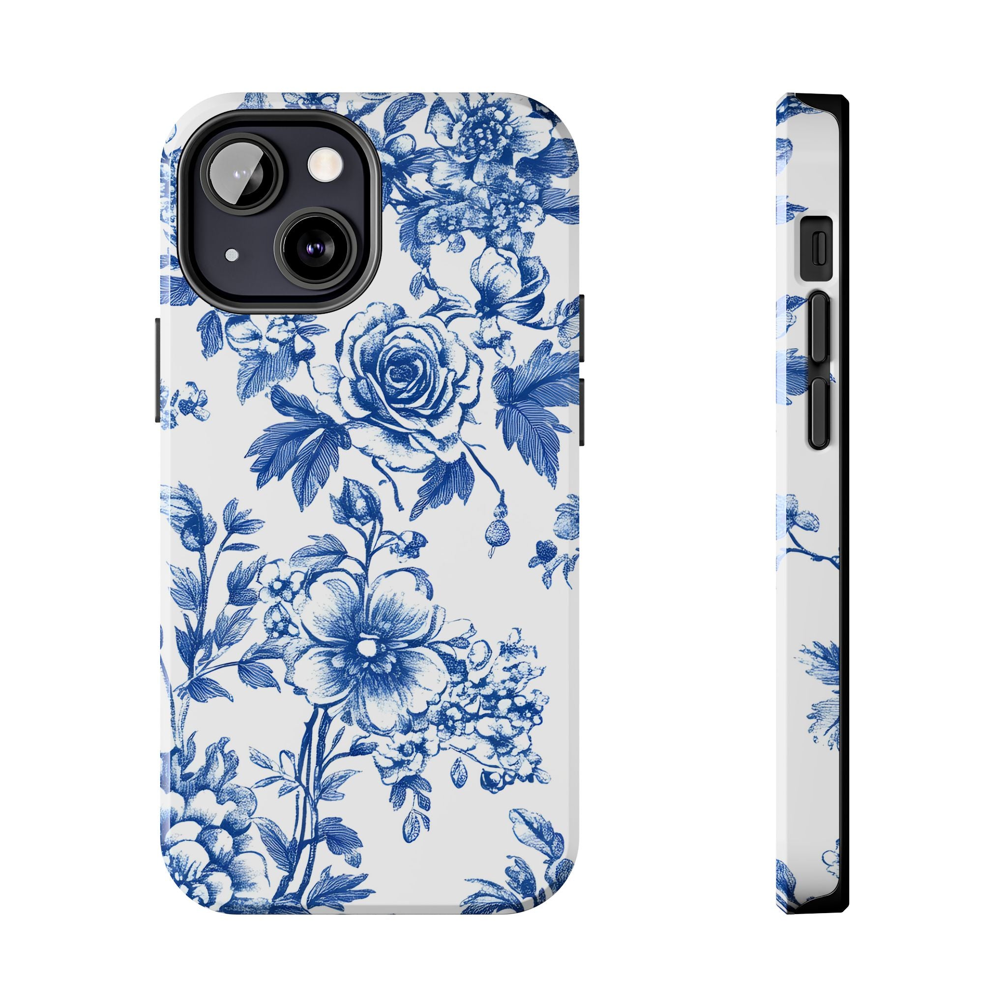 french-toile-floral-tough-iphone-case-blue-iphone-cover-protective-iphone-case-hard-shell-iphone-case-vintage-design-phone-ca