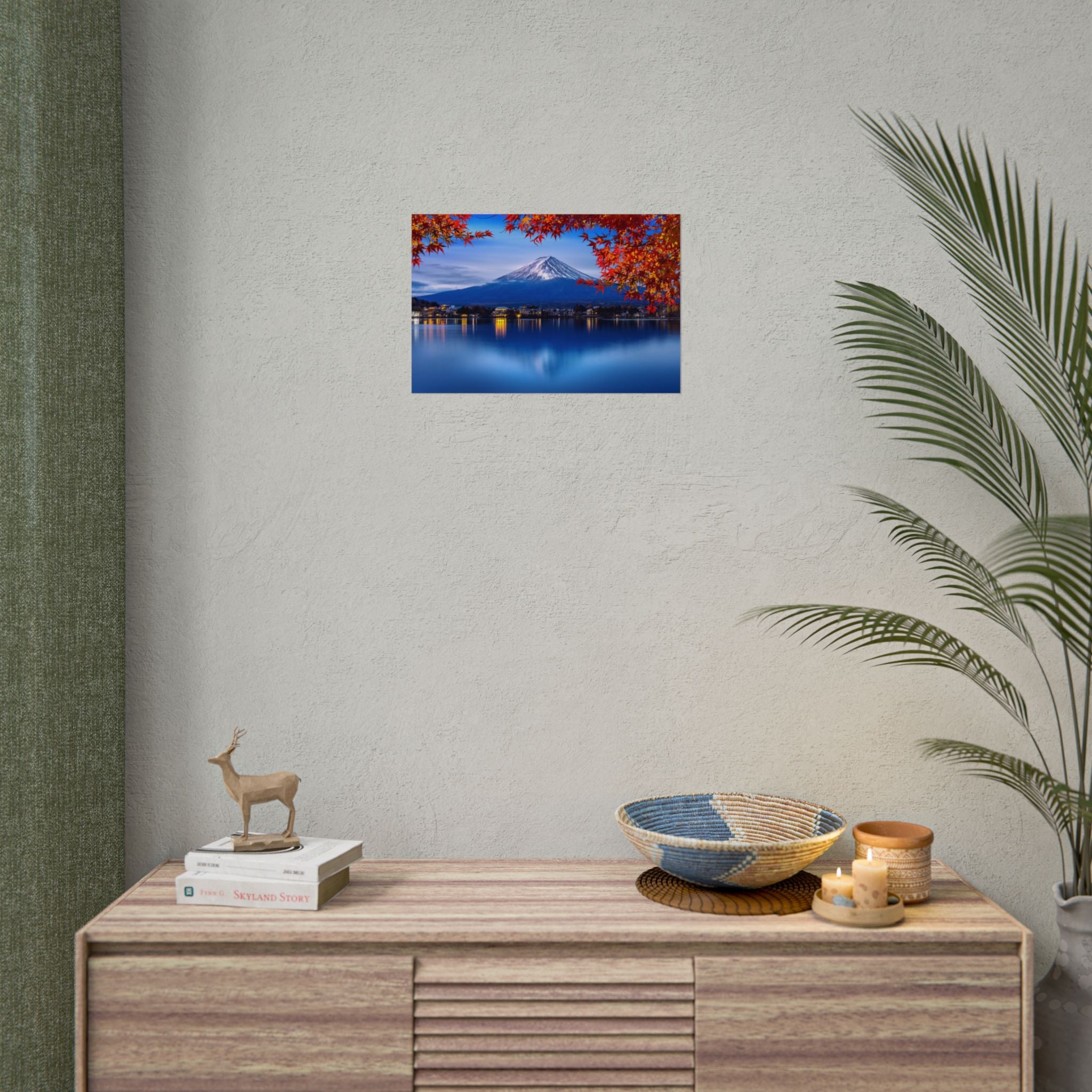 mount-fuji-poster-wall-art-japan-nature-park-autumn-lake-print-poster-art-home-decor-gift-living-room-decor-japanese-home-dec