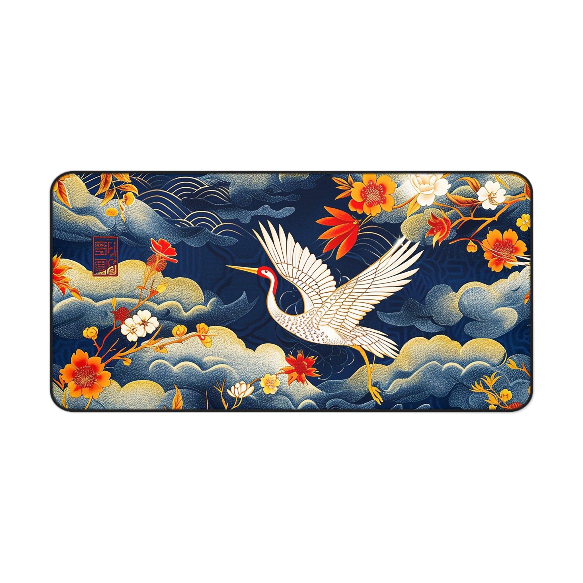 japanese-cranes-art-desk-mat-mousepad-desk-pad-for-home-office-retro-asian-crane-design-gift-for-bird-lovers-office-decor-wor