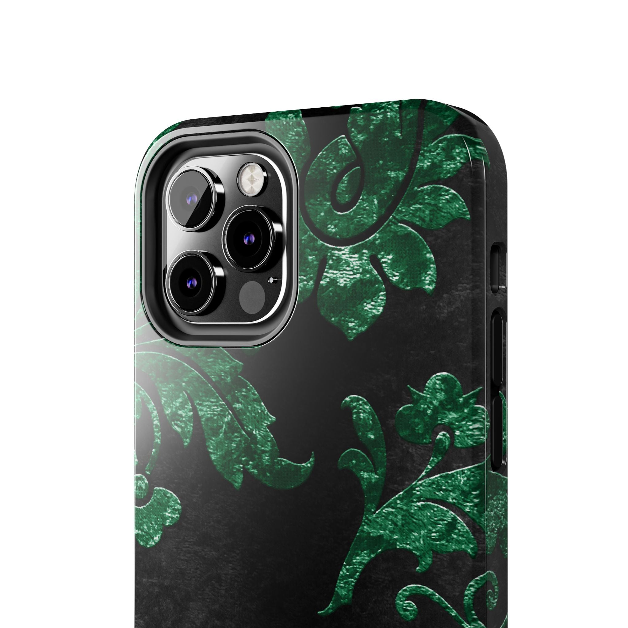 embossed-emerald-velvet-tough-iphone-case-protective-iphone-cover-heavy-duty-iphone-case-rugged-phone-case-durable-smartphone