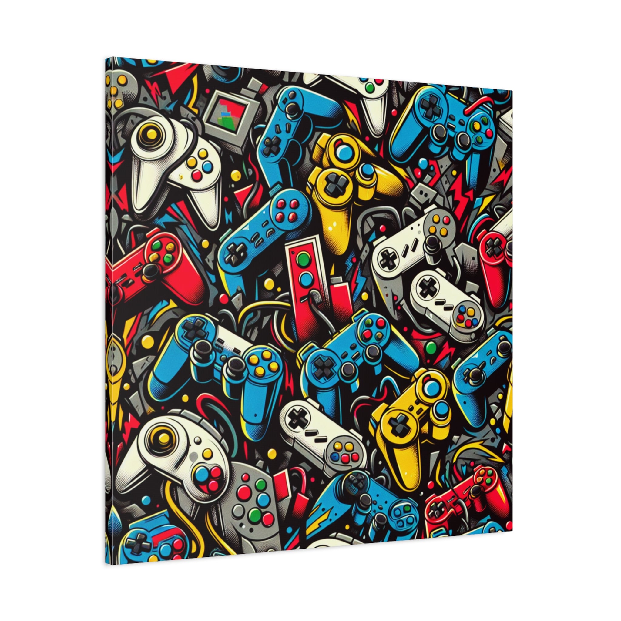 canvas-art-video-game-controller-graffiti-wall-decor-gamer-gift-teen-room-decor-boys-room-art-gaming-wall-print-man-cave-deco