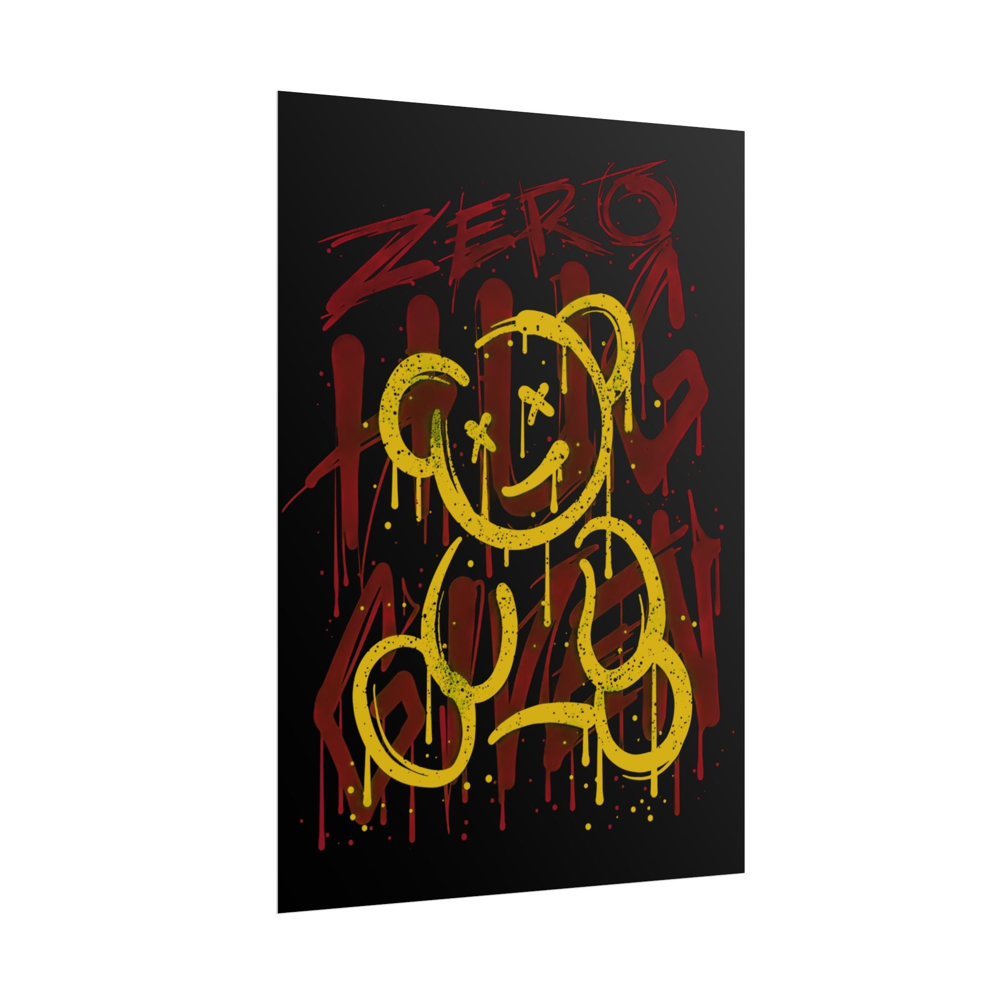 zero-hug-given-poster-print-teddy-bear-print-graffiti-wall-art-fun-wall-art-moody-wall-art-emotional-wall-decor