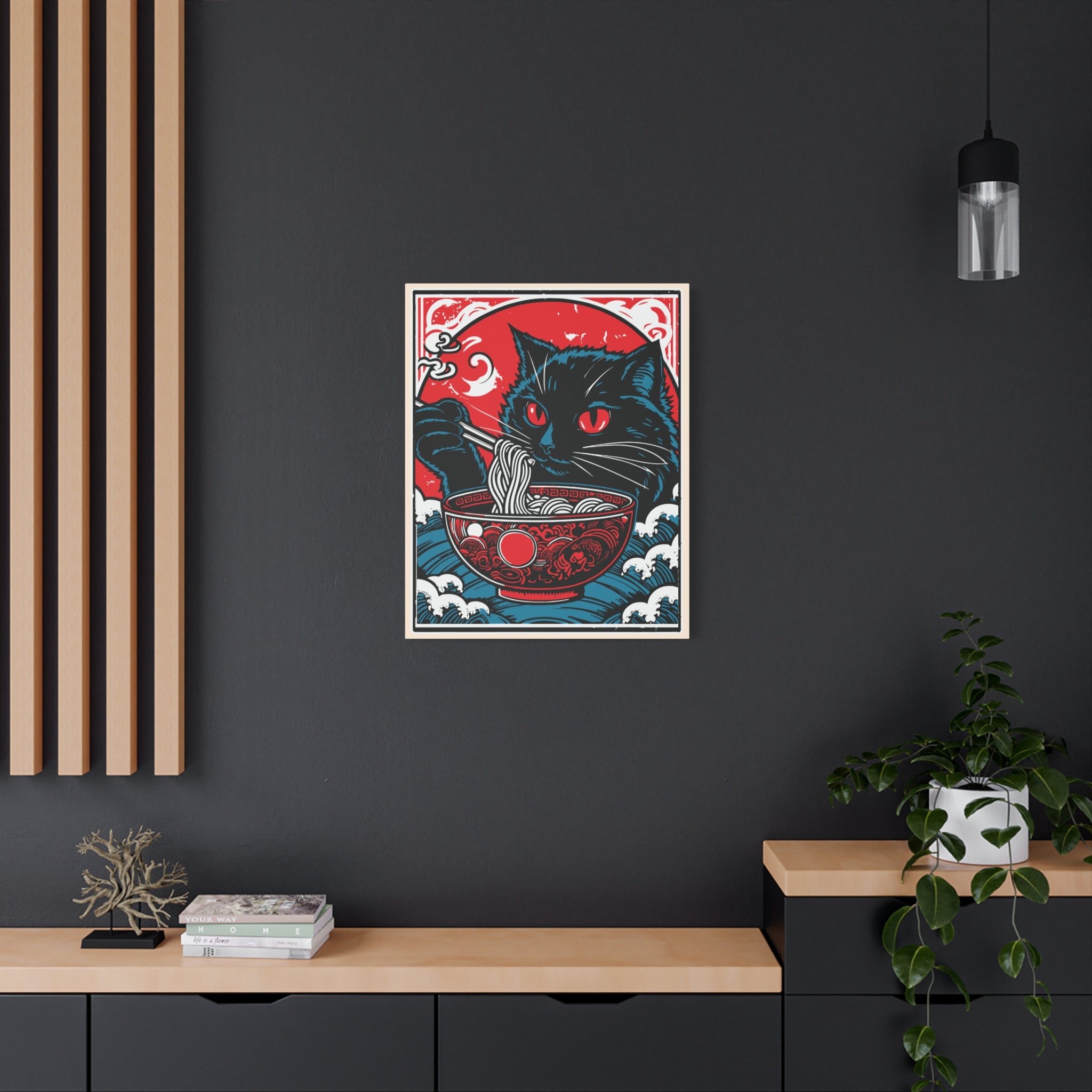 canvas-print-cat-eating-ramen-noodle-retro-japanese-decor-wall-art-living-room-decoration-matte-stretched-home-decor-cute