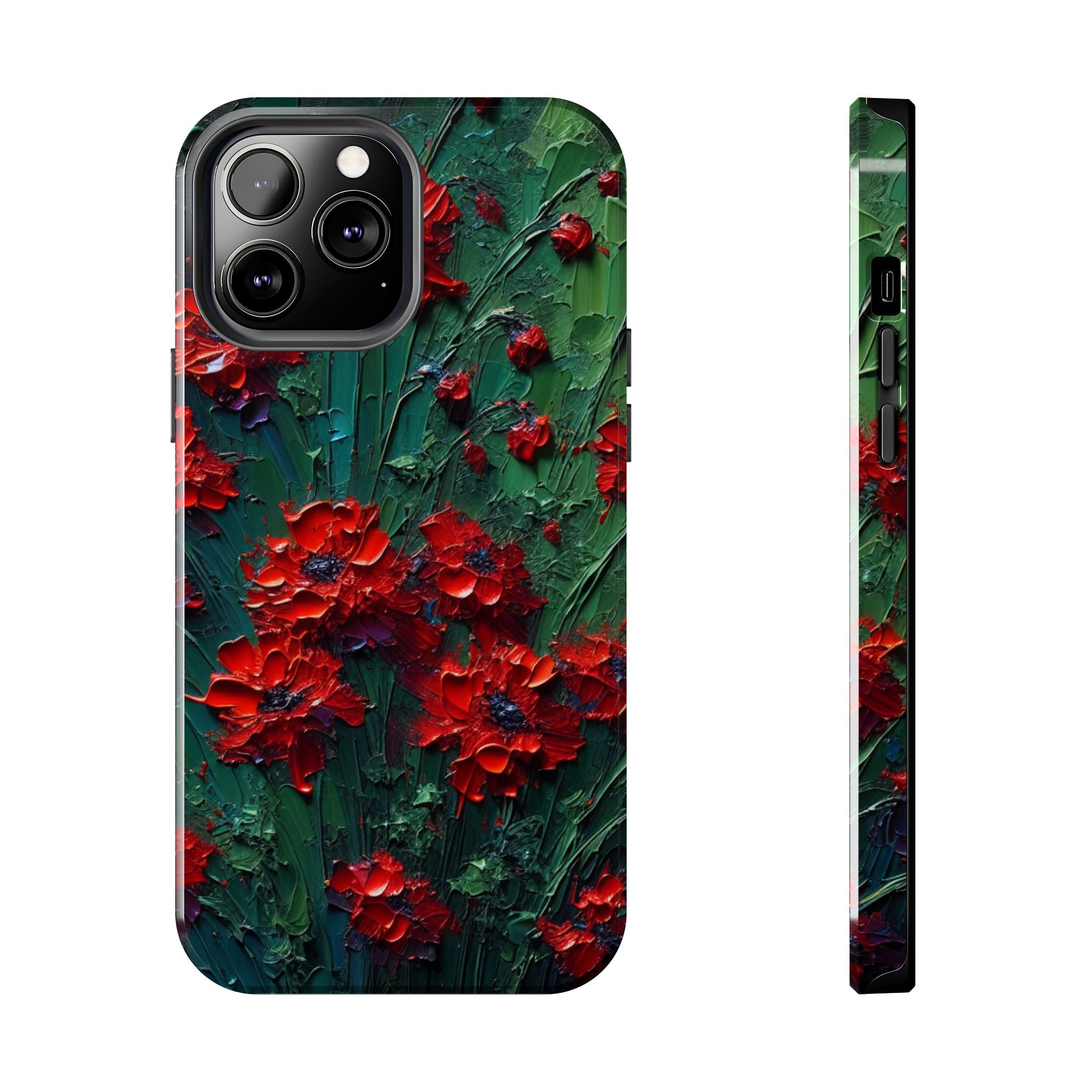 iphone-tough-case-red-wildflowers-oil-painting-floral-iphone-case-protective-iphone-cover-nature-lover-gift-botanical-accesso