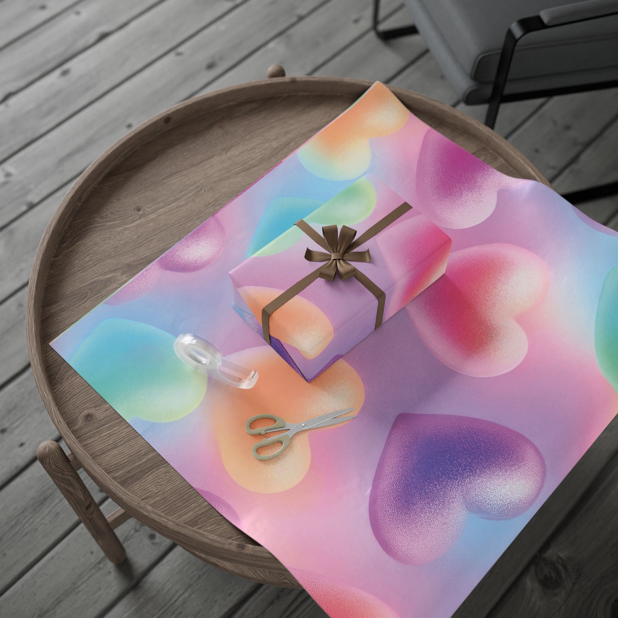 heart-gift-wrapping-papers-pink-glittery-gift-wrap-roll-for-birthdays-weddings-christmas-party-supplies-crafting-diy-projects