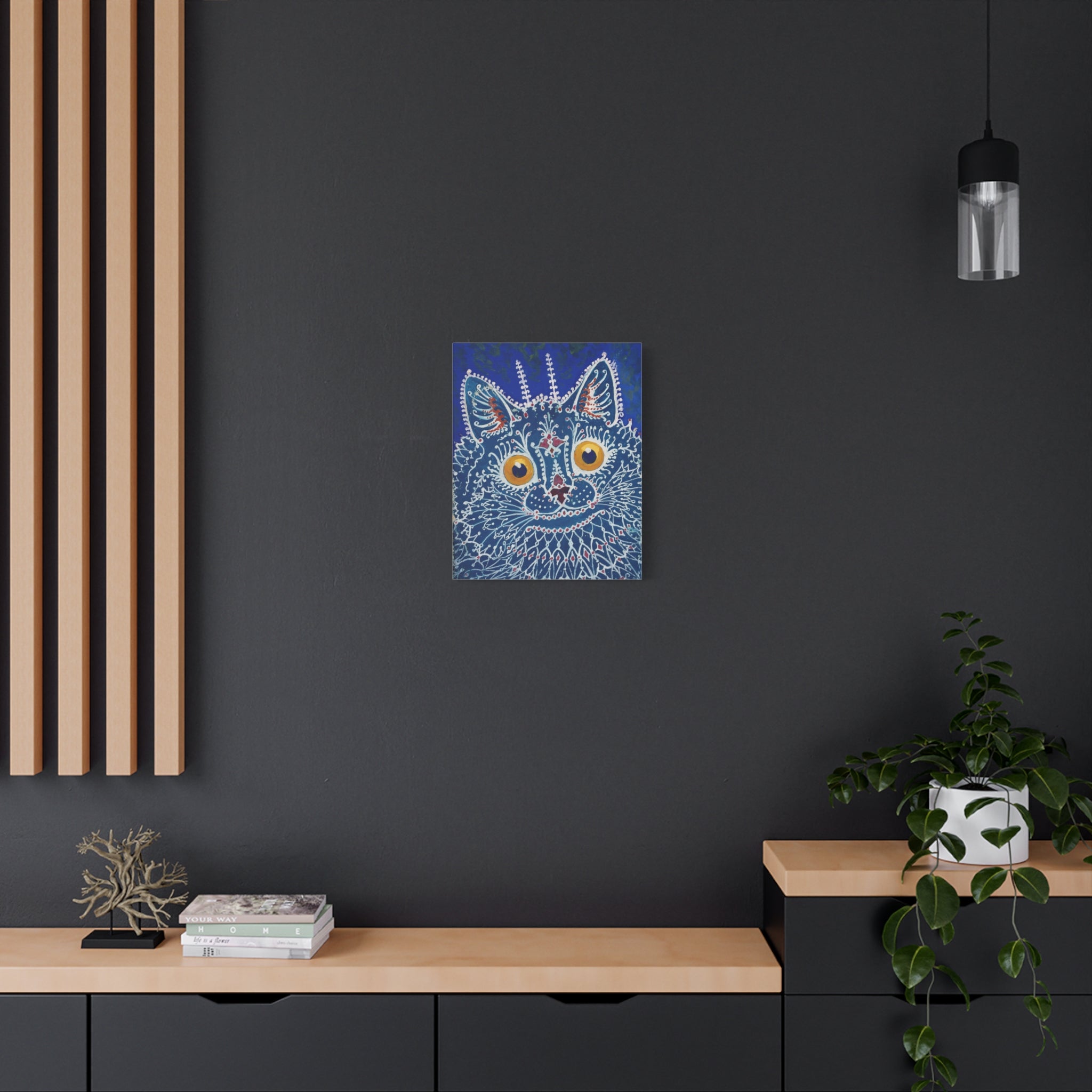 canvas-print-louis-wain-cat-gothic-style-gouache-art-large-wall-decor-matte-stretched-home-office-decoration-unique-cat-print