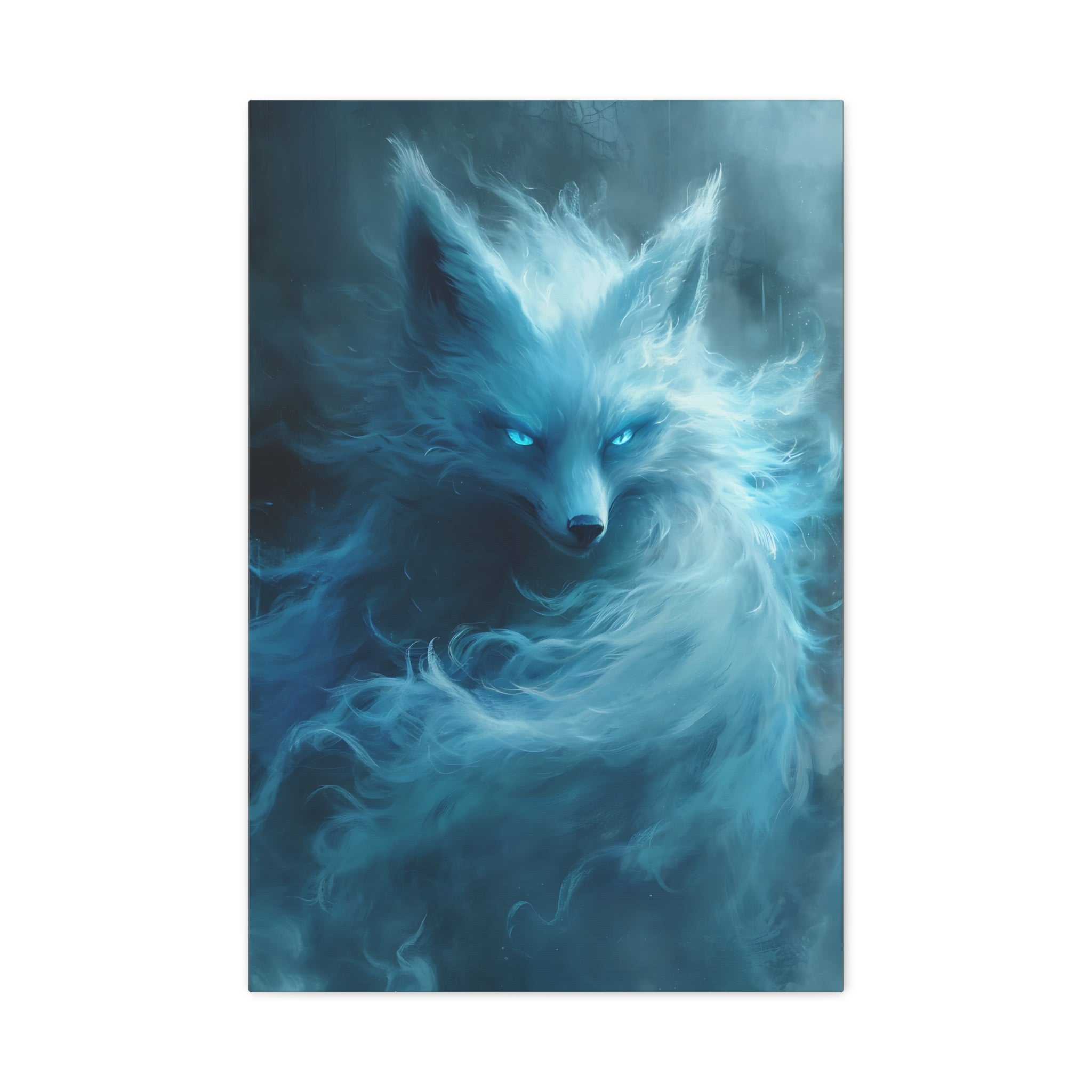 canvas-wall-art-white-snow-fox-fantasy-decor-wildlife-wall-art-home-decor-animal-lover-gift-nature-print-canvas-print-gift