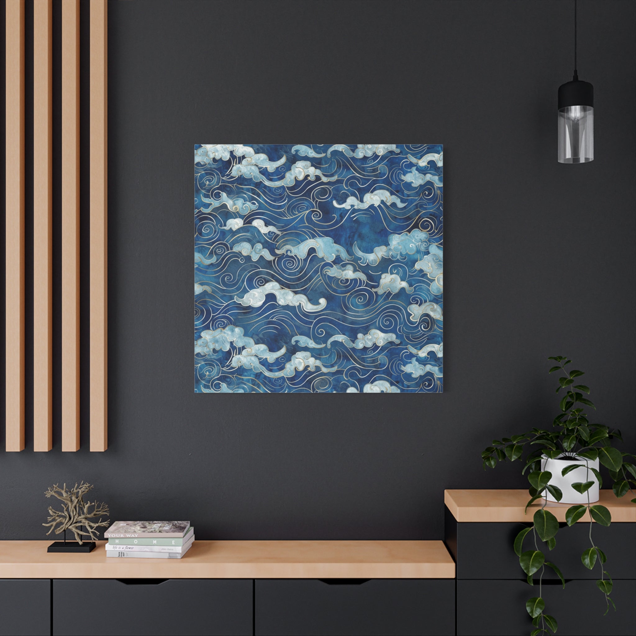 canvas-print-vintage-wave-pattern-japanese-style-colorful-wall-art-home-decor-stretched-matte-canvas-unique-gift-idea-office-