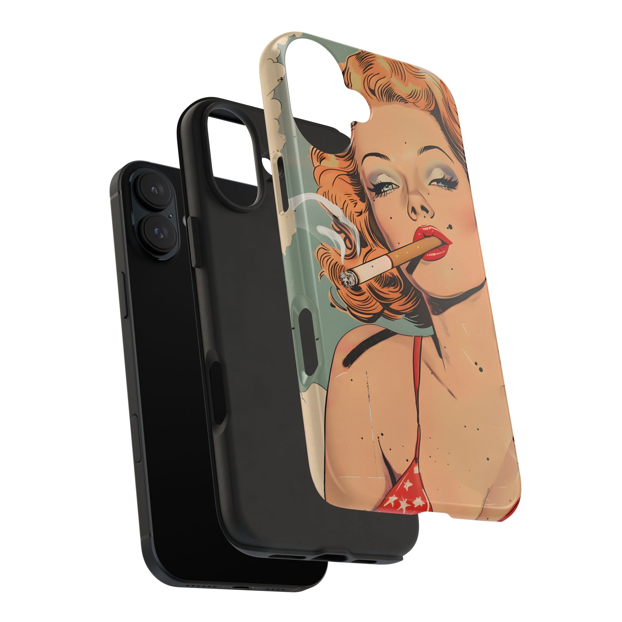 tough-phone-cases-vintage-pin-up-girl-iphone-cover-strong-phone-protector-retro-pinup-design-protective-smartphone-case