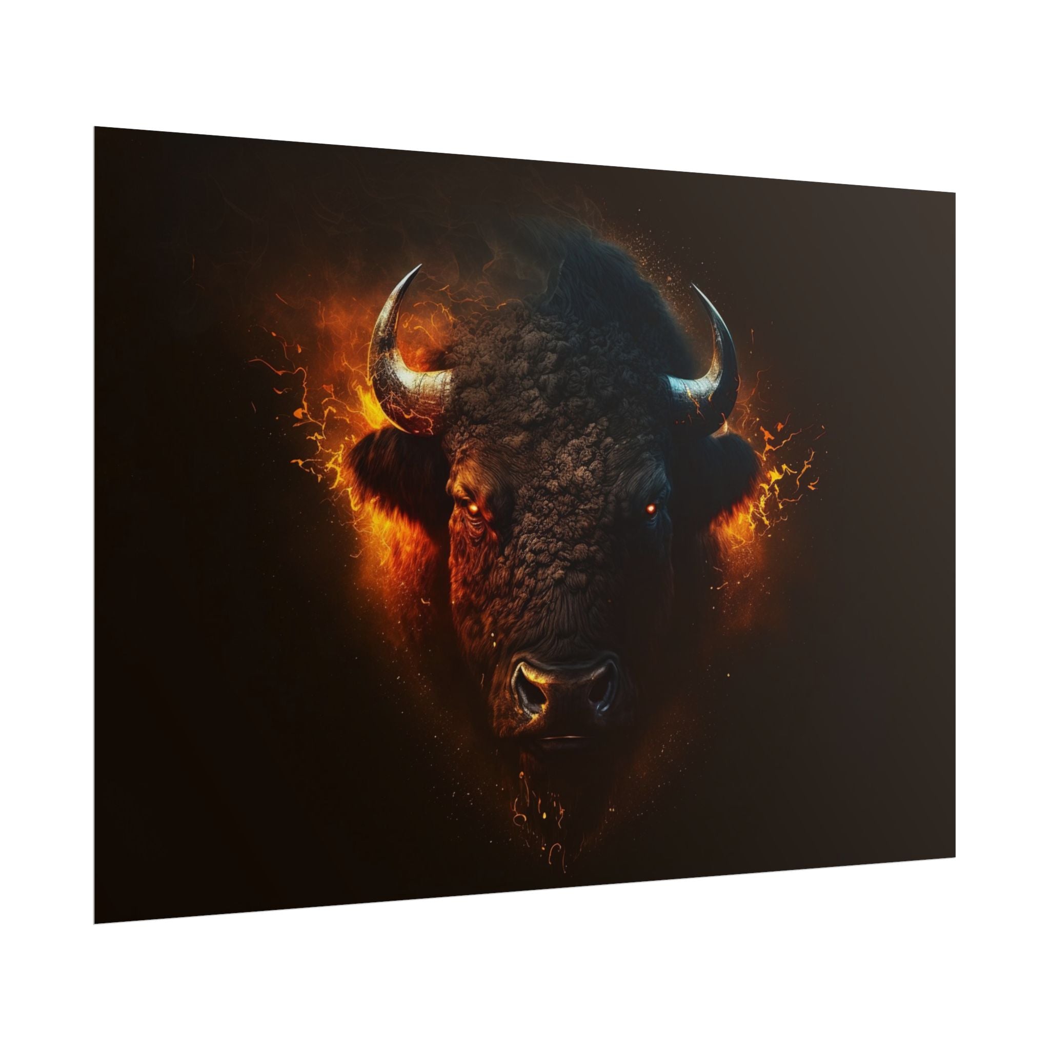 bison-art-poster-wall-decor-buffalo-gift-wildlife-home-decoration-western-bison-wall-art-nature-lover-gift-farm-house-wall-de