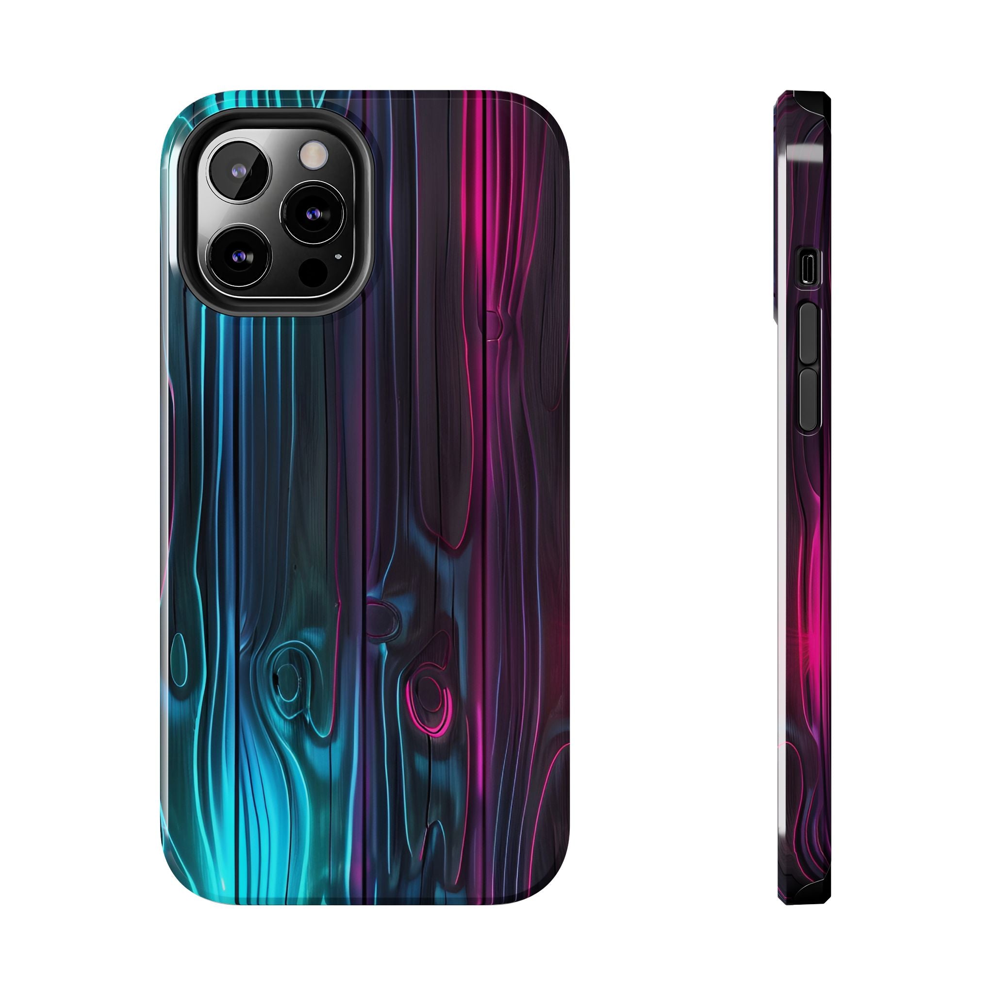 disco-neon-tough-iphone-cases-wood-grain-texture-iphone-case-cover-protective-iphone-shell-unique-iphone-accessories-iphone-1