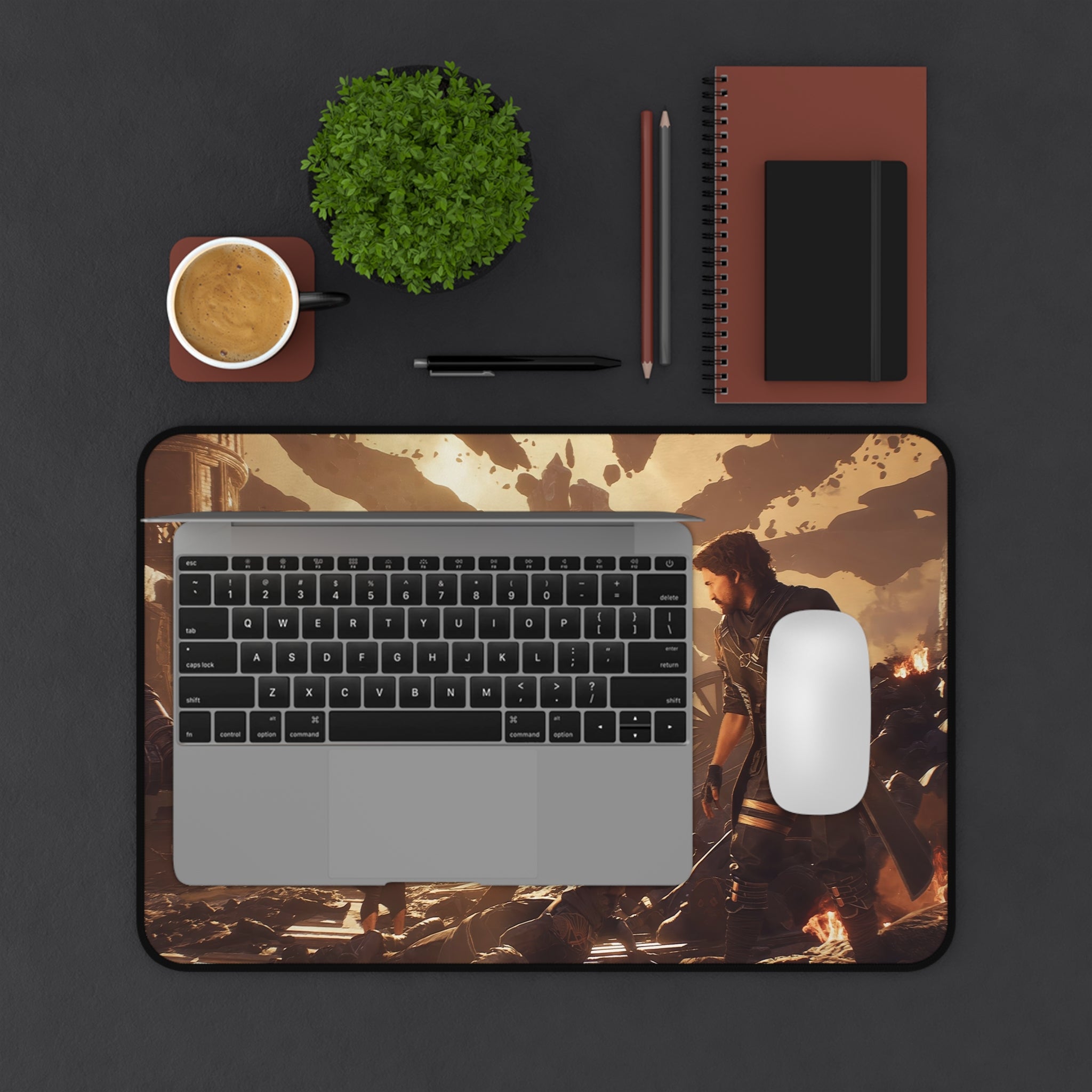 Clair Obscur Expedition 33 Gaming Mouse Pad - XL Desk Mat - Gustave Art - Extended Desk Pad - Fantasy RPG Gamer Setup