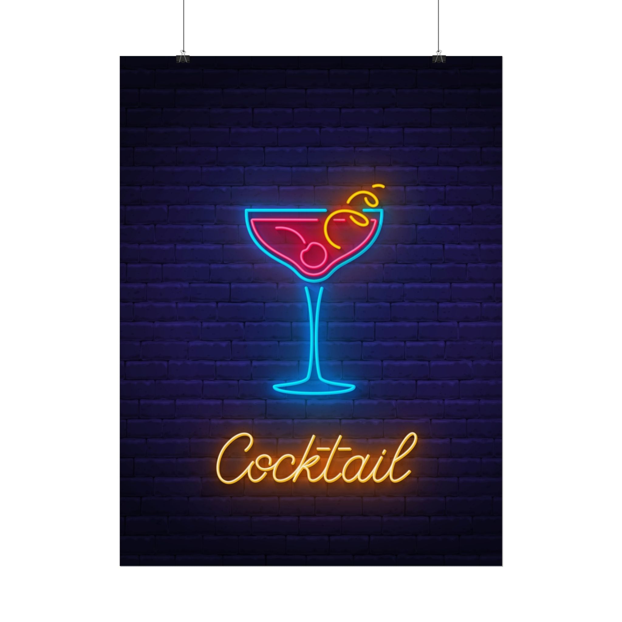 cocktail-neon-martini-poster-wall-art-decor-large-poster-artwork-cocktail-print-bar-decor-kitchen-wall-art