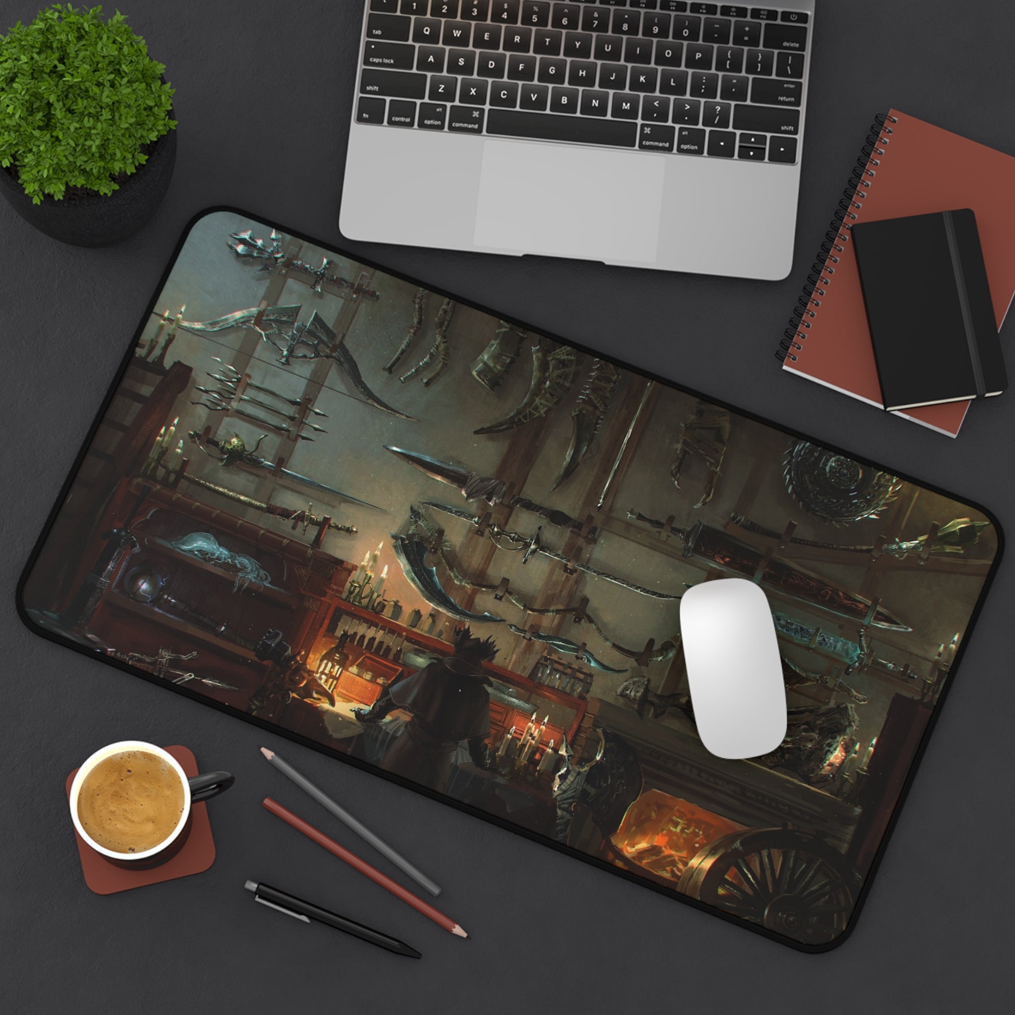 bloodborne-artwork-mouse-pad-the-hunter-desk-pad-large-gaming-desk-mat-fantasy-protective-desk-pad-gamer-gift-gothic-art