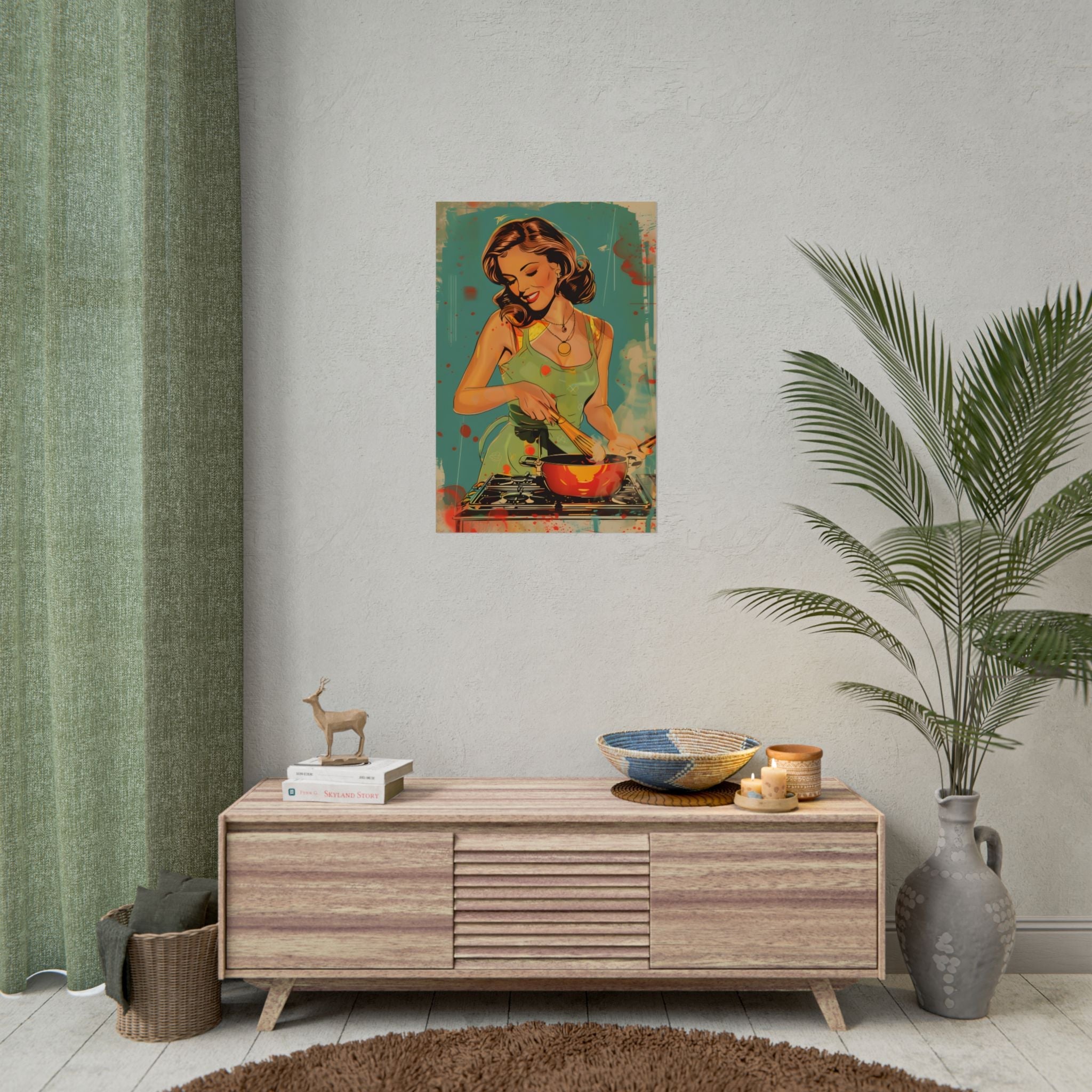 vintage-pin-up-girl-poster-print-vintage-Poster-wall-art-housewife-retro-pinup-poster-pin-up-illustration-home-decor-wall-han