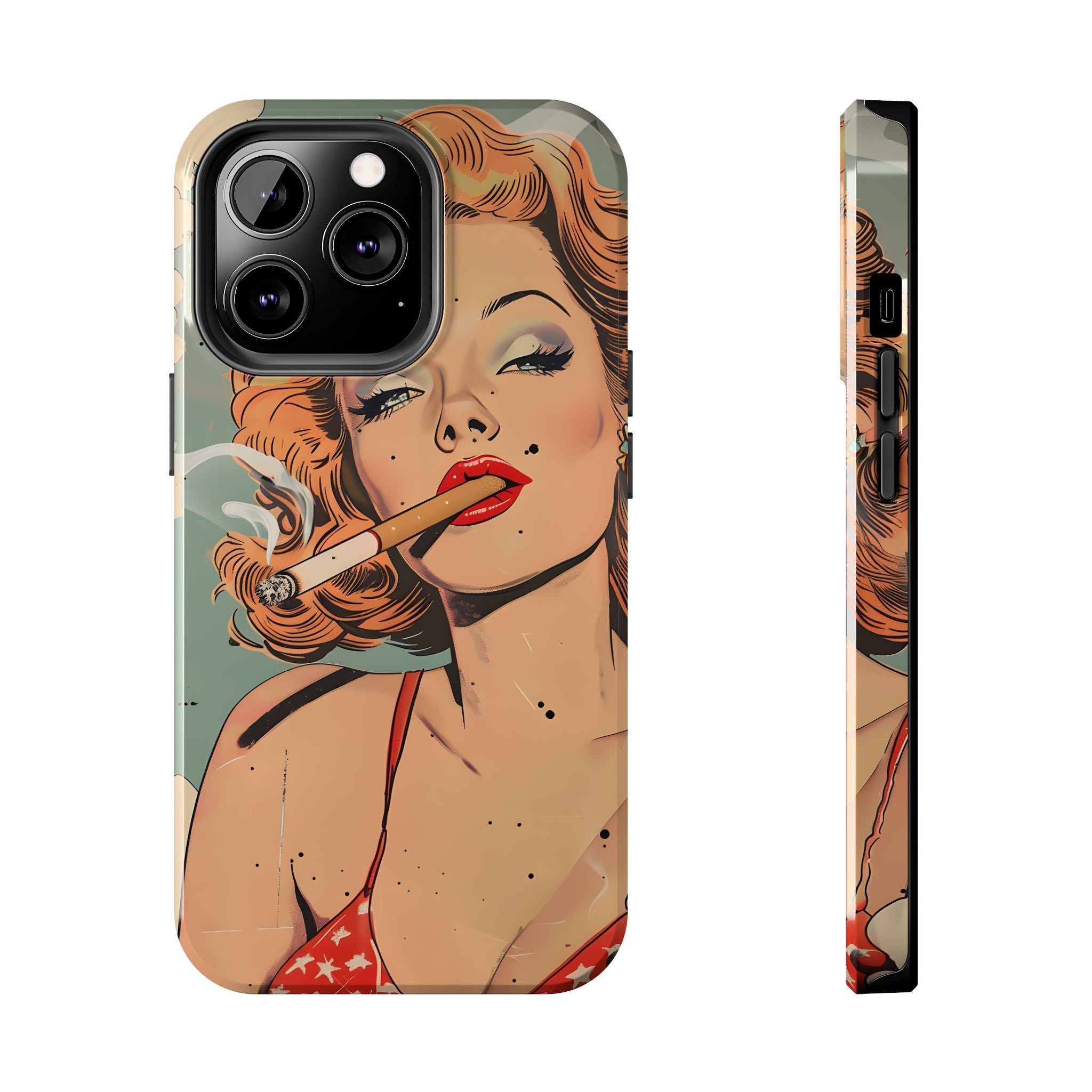 tough-phone-cases-vintage-pin-up-girl-iphone-cover-strong-phone-protector-retro-pinup-design-protective-smartphone-case