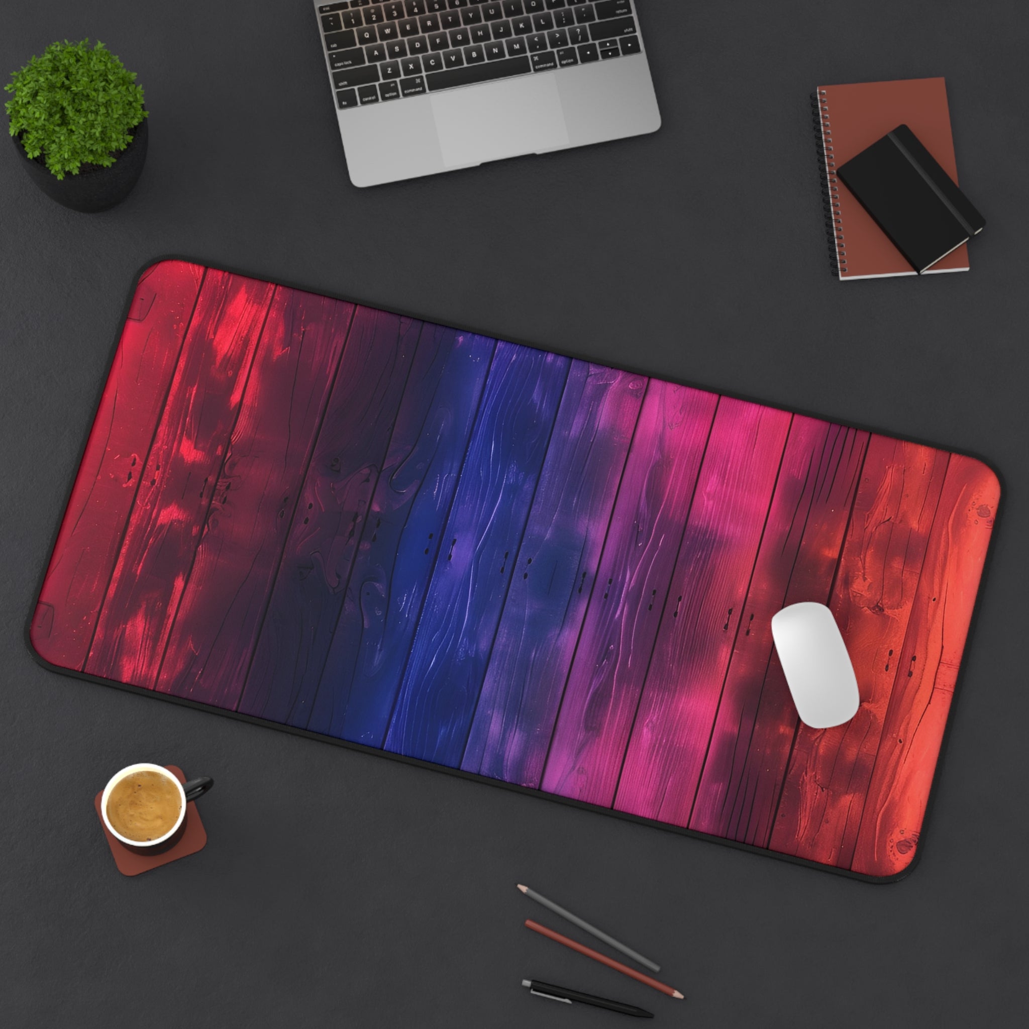 colorful-neon-wood-large-desk-mat-mousepad-vibrant-office-decor-rainbow-neon-wood-pattern-desk-mat