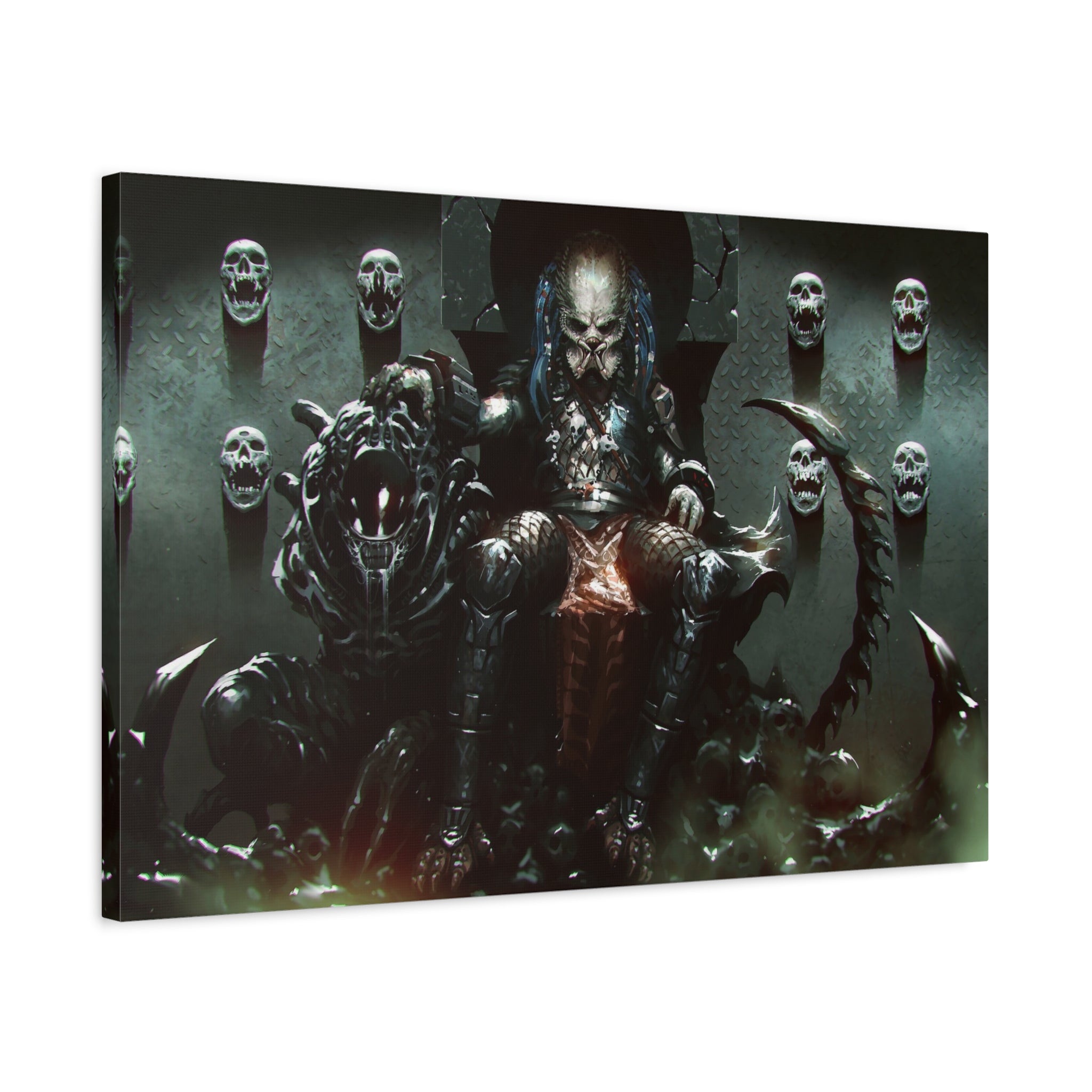 canvas-art-predator-alien-art-xenomorph-matte-canvas-print-stretched-wall-art-1-25-poster-sci-fi-home-decor-2