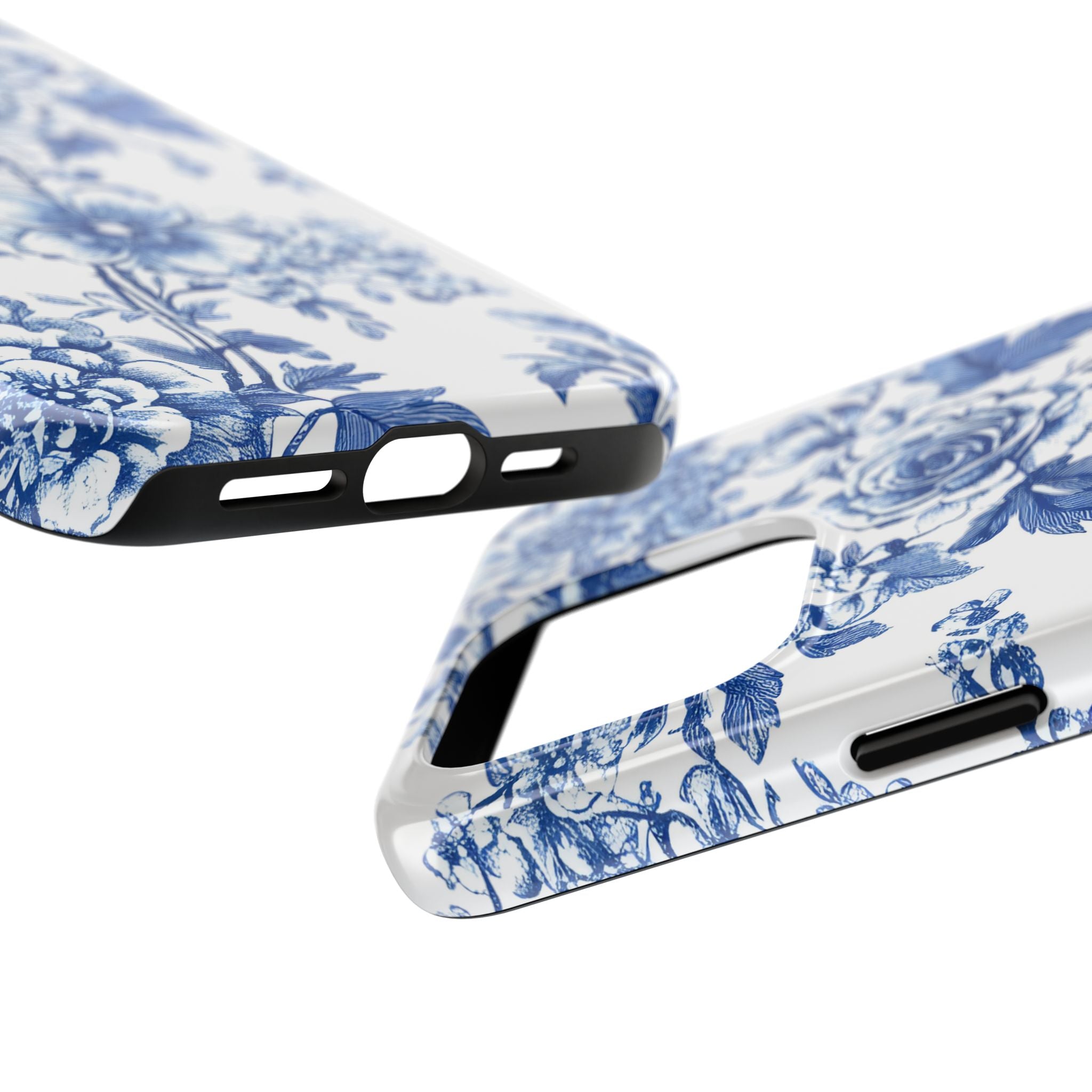 french-toile-floral-tough-iphone-case-blue-iphone-cover-protective-iphone-case-hard-shell-iphone-case-vintage-design-phone-ca