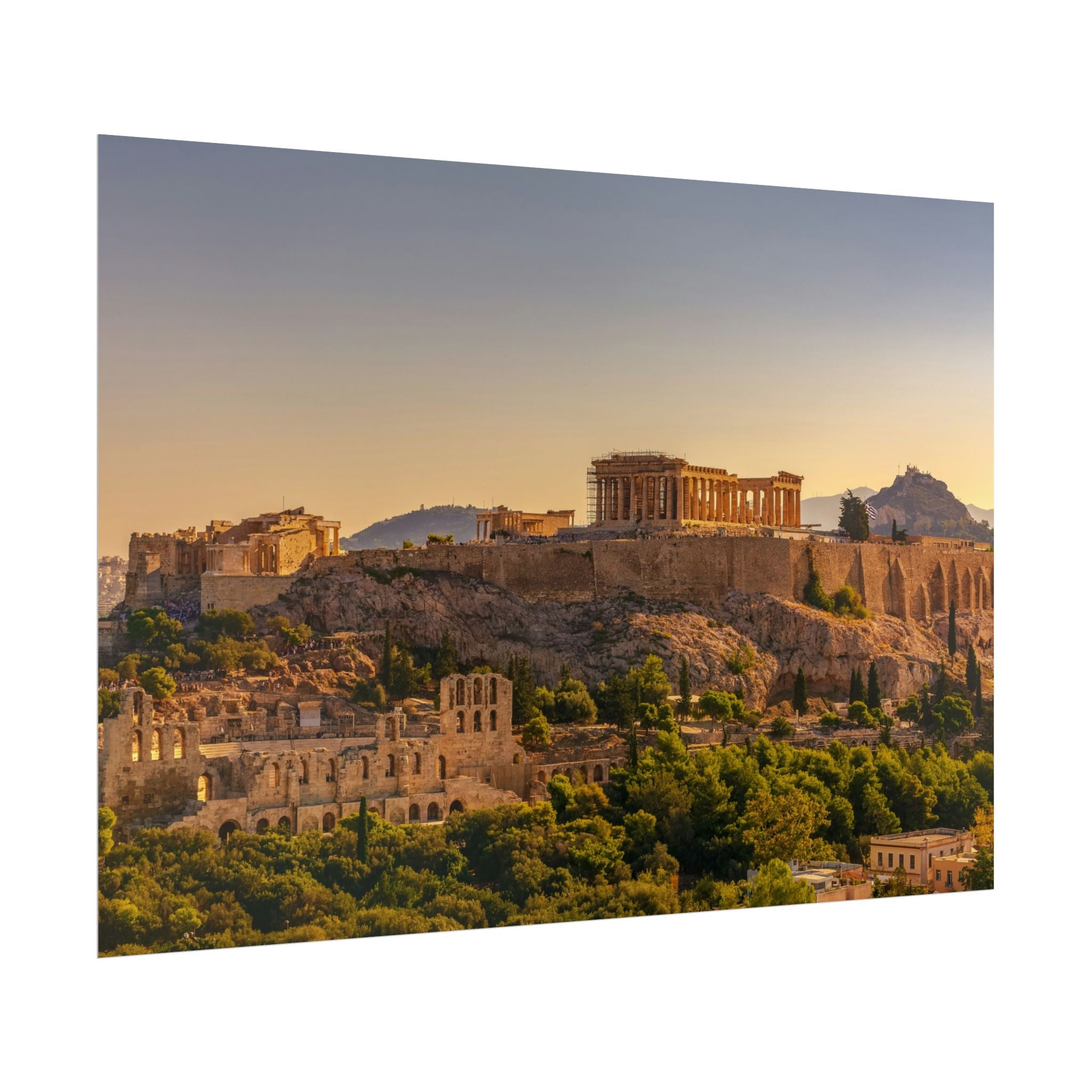 acropolis-panoramic-fine-art-poster-print-greek-wall-art-athens-greece-home-decor-travel-lover-gift-landscape