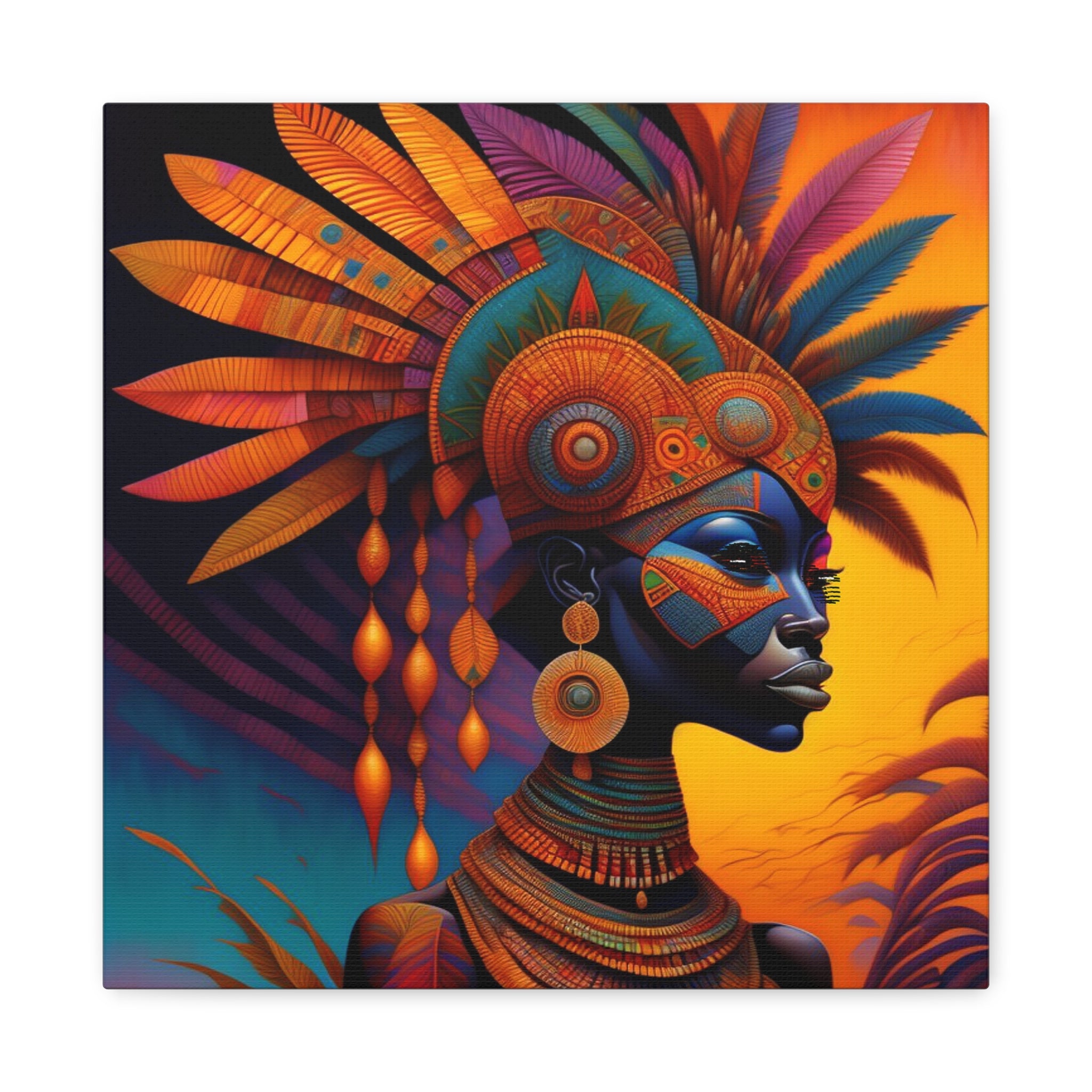 canvas-wall-art-traditional-african-woman-african-portrait-afrocentric-home-decor-tribal-art-african-american-art-ethnic-wall